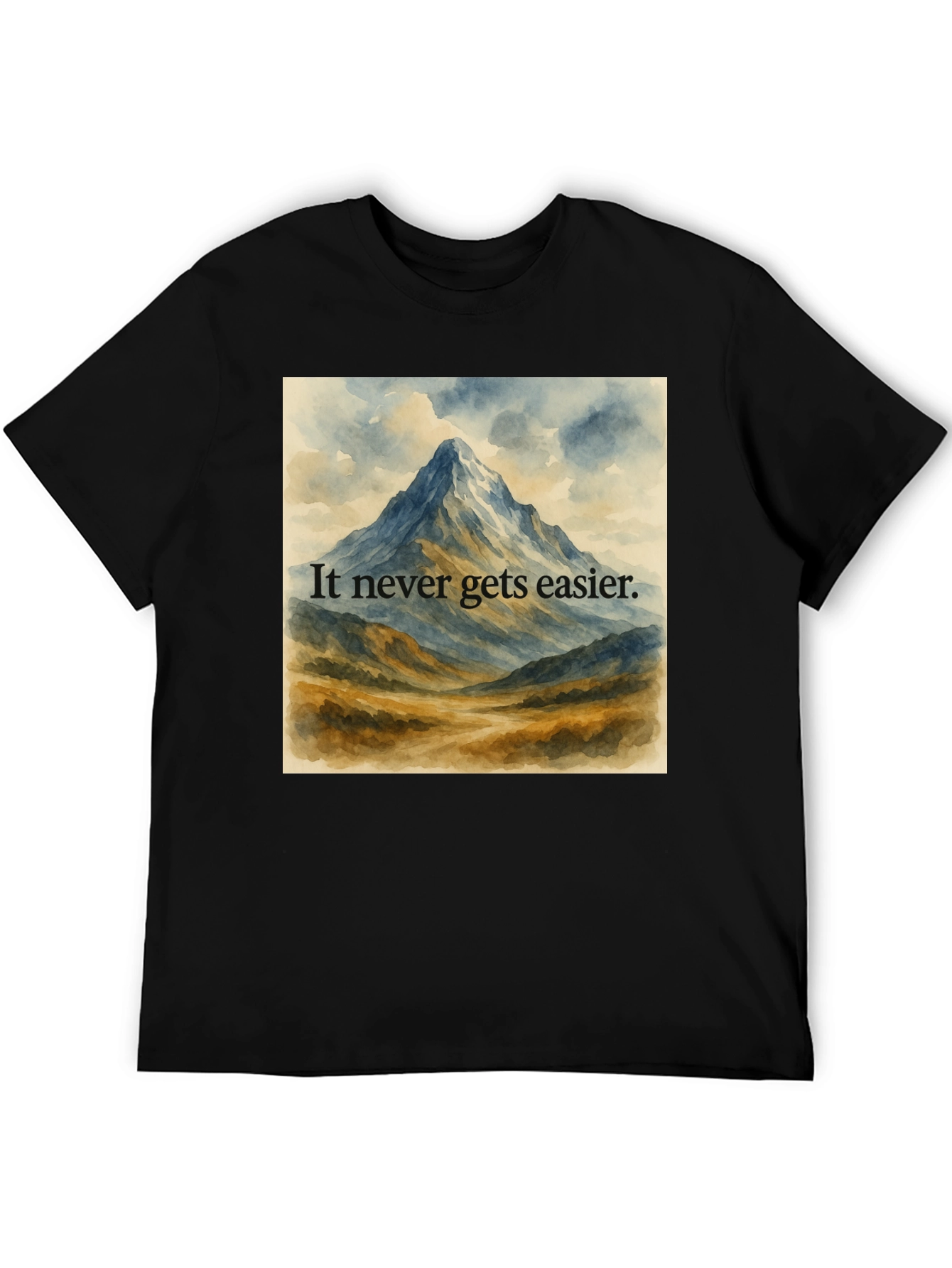 Motivational Mountain View Graphic Tee