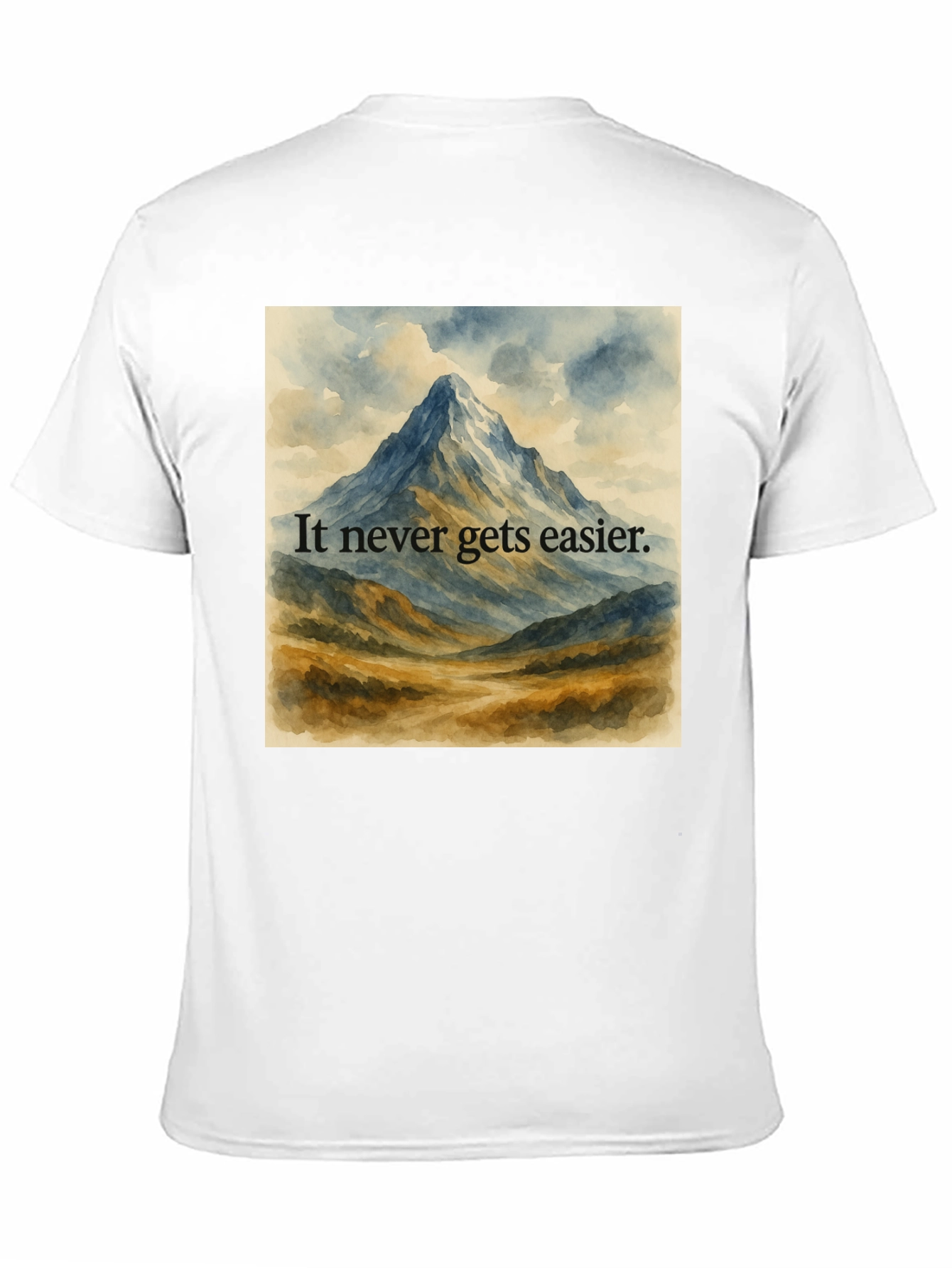 Motivational Mountain View Graphic Tee