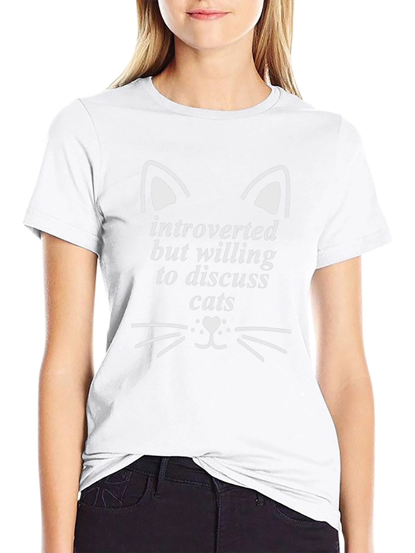 Introverted Cat Lover T-Shirt