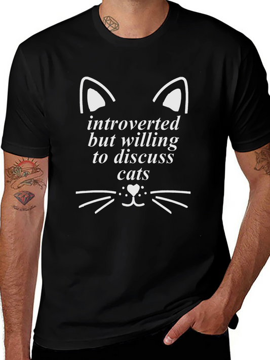 Introverted Cat Lover T-Shirt