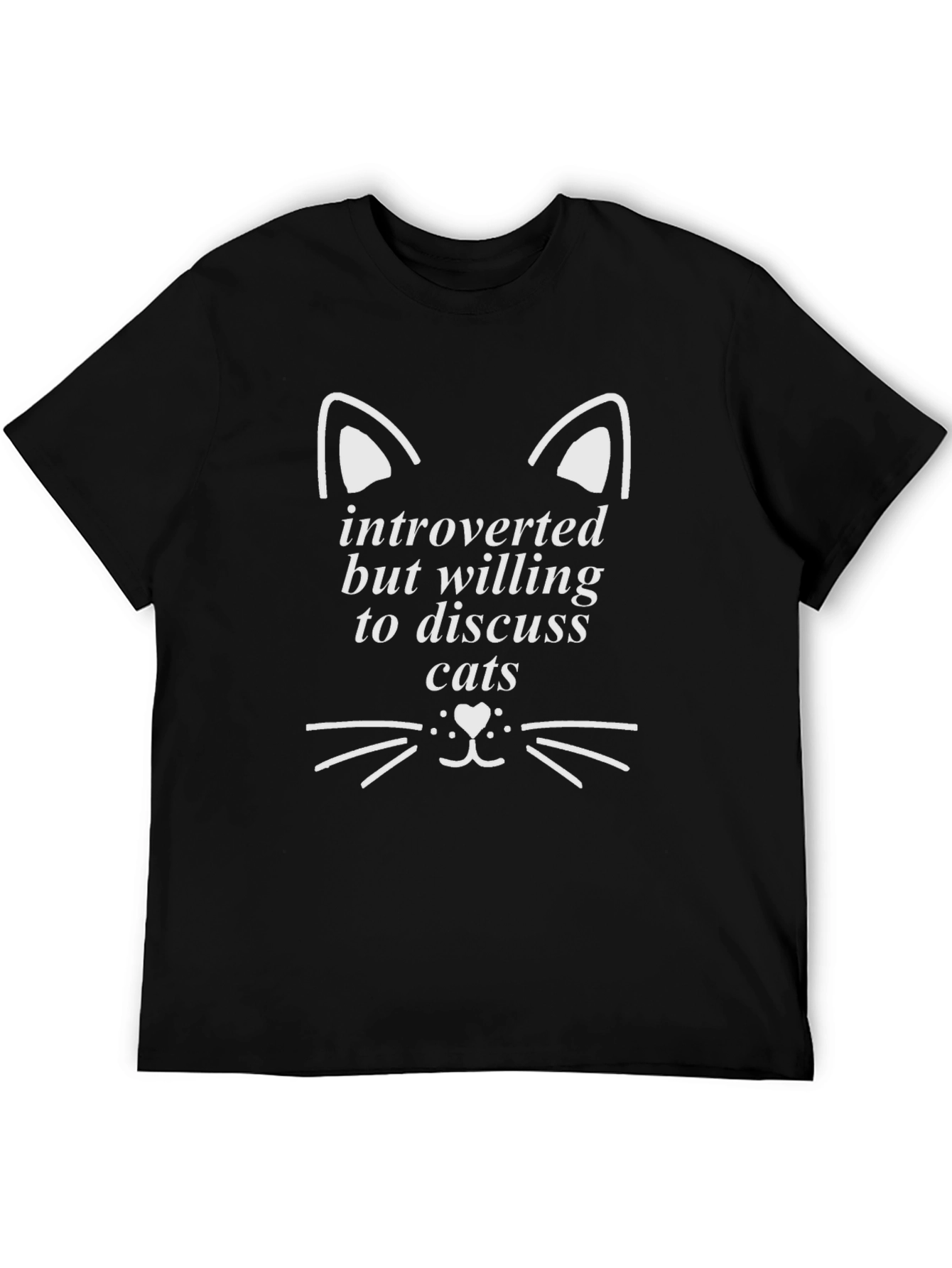 Introverted Cat Lover T-Shirt