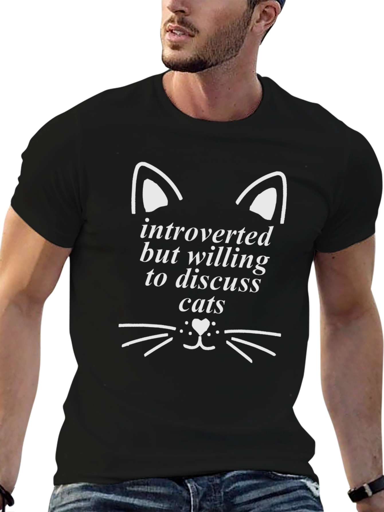 Introverted Cat Lover T-Shirt