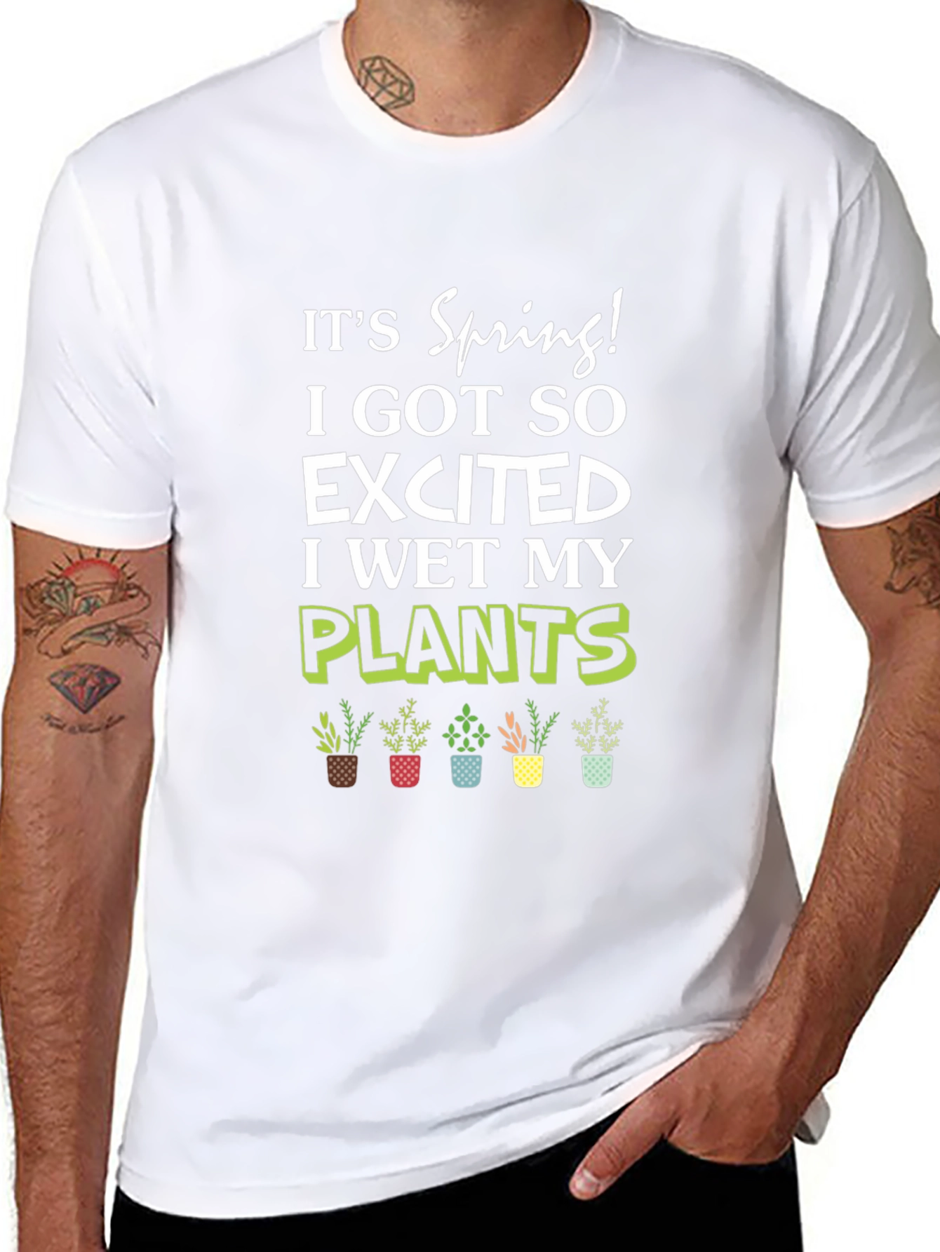 Its Spring! I Wet My Plants T-Shirt
