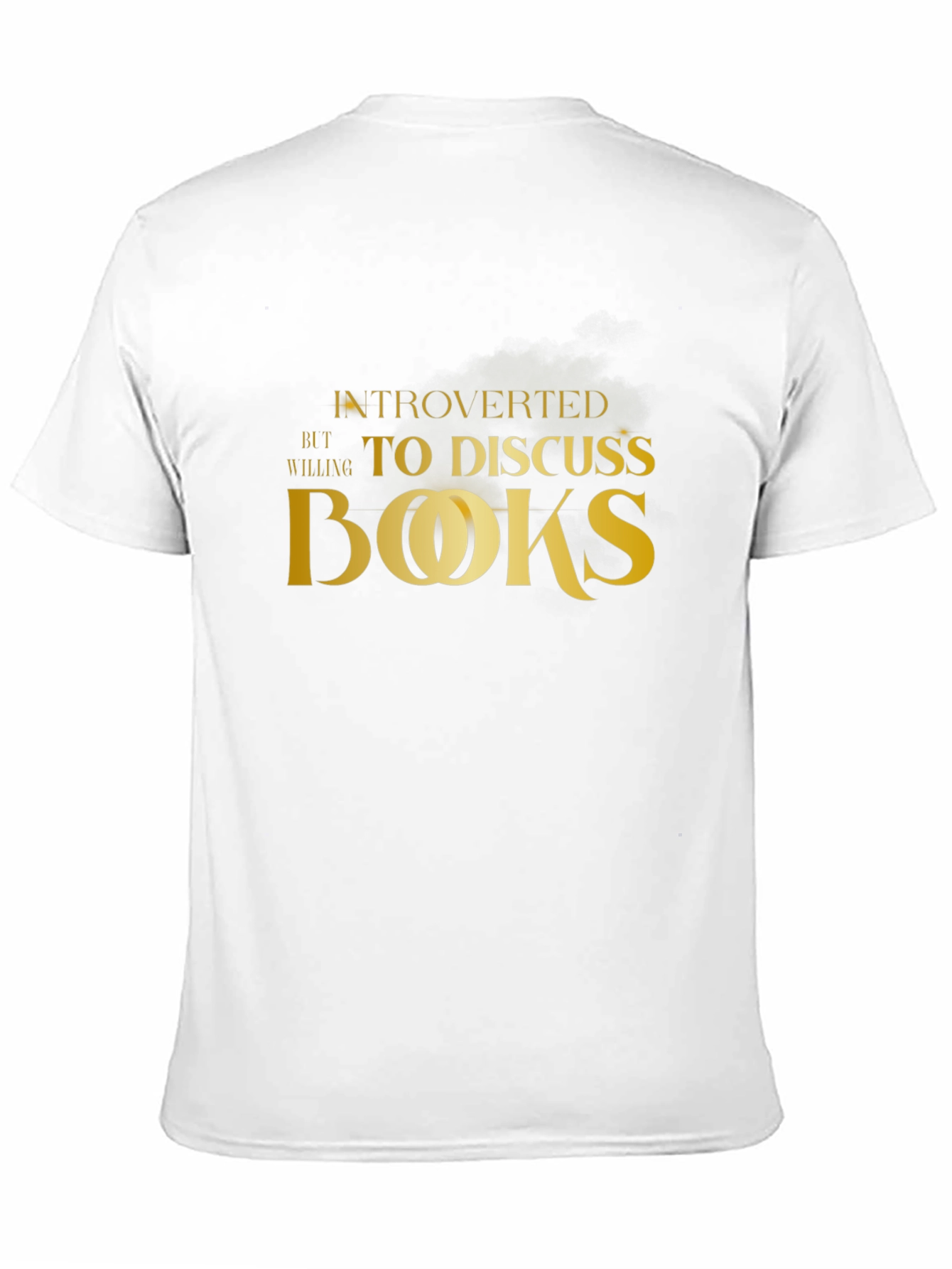 Introverted Books T-Shirt - Black Cotton Tee