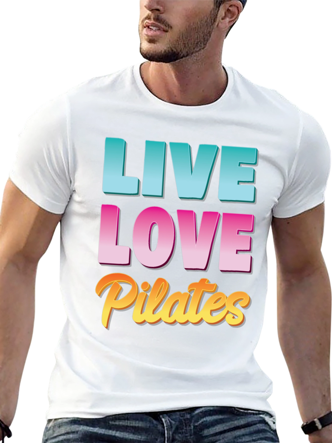 Live Love Pilates Black T-Shirt