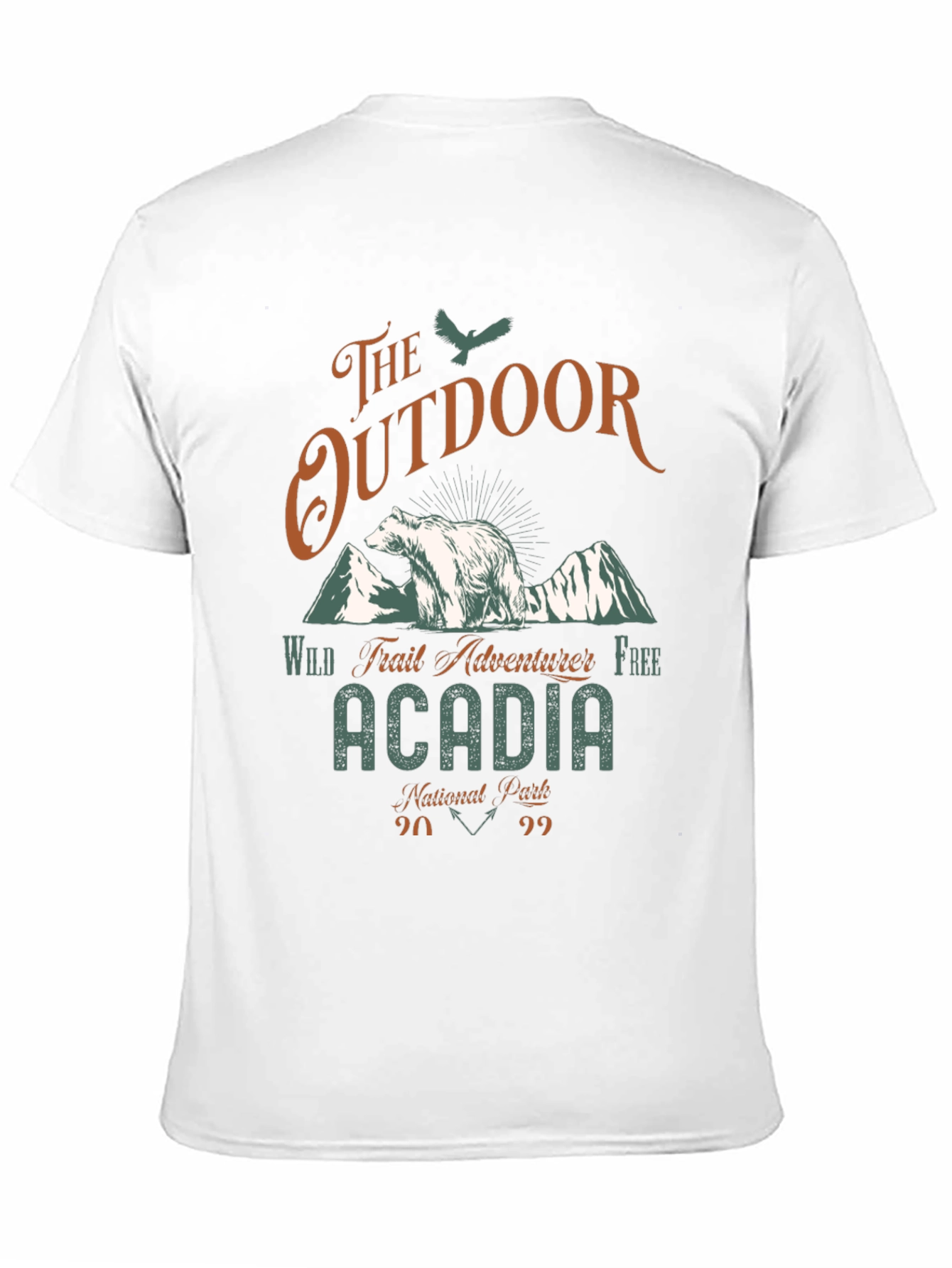 Outdoor Adventure Graphic T-Shirt - Acadia National Park