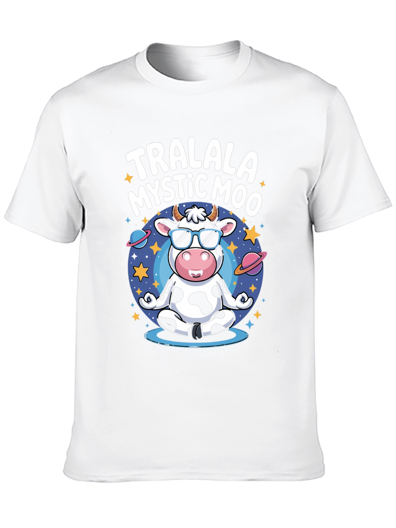 TralaLa Mystic Moo Black T-Shirt