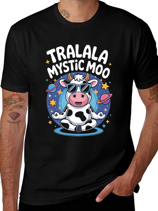 TralaLa Mystic Moo Black T-Shirt