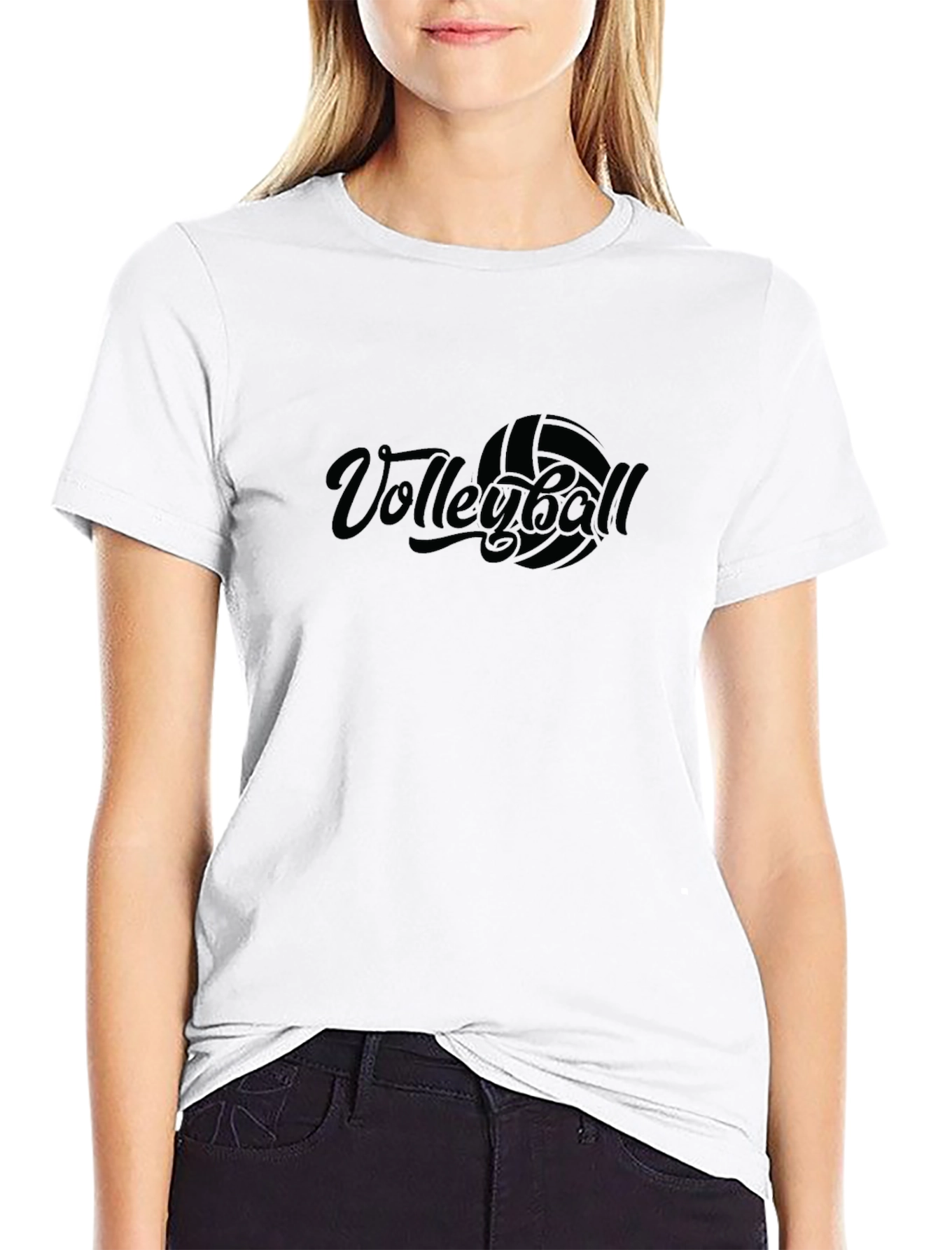 Volleyball Graphic T-Shirt - Sporty Casual Wear