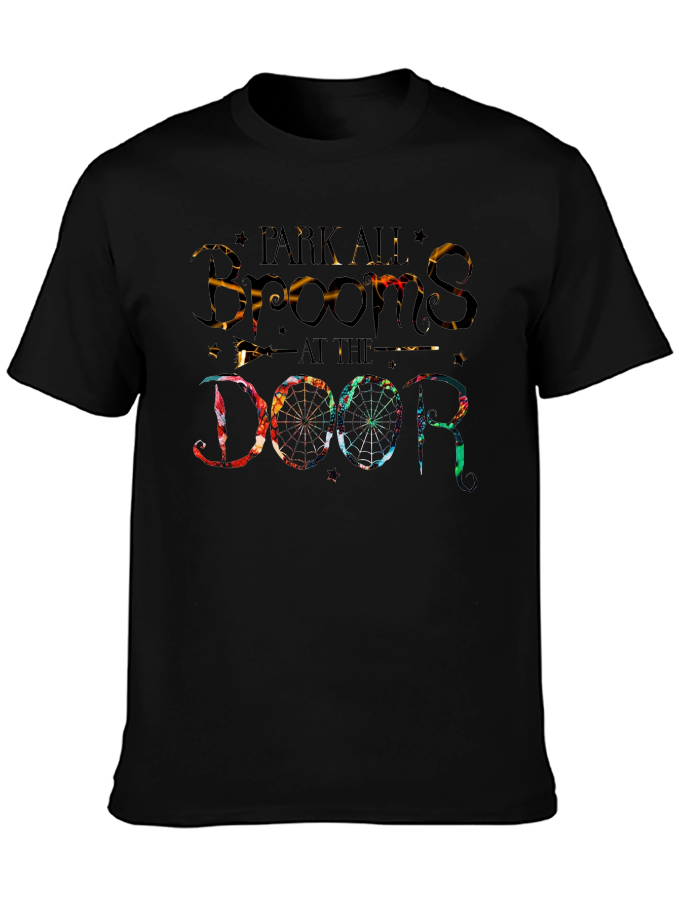 Park All Brooms at the Door Halloween T-Shirt