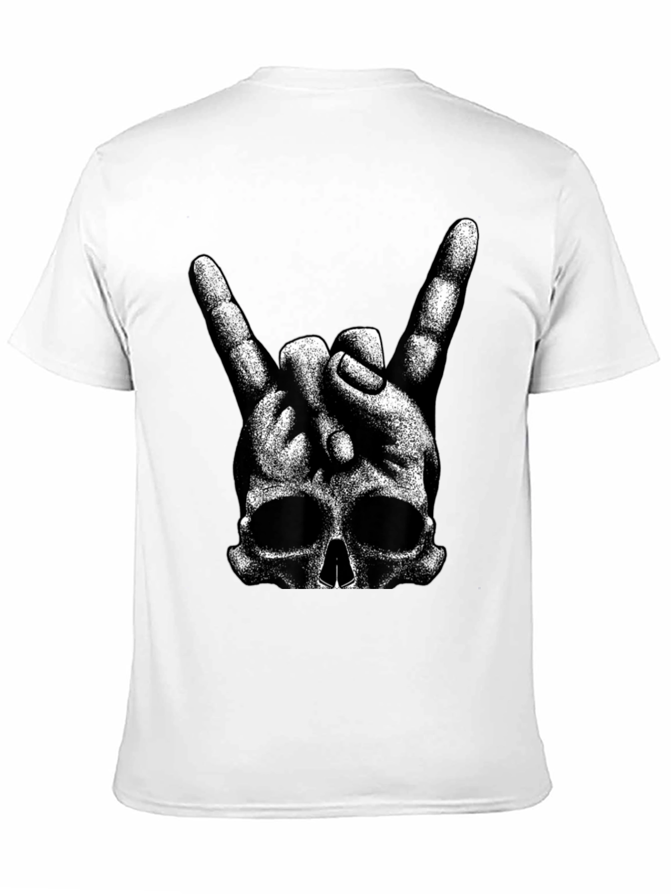 Rock On Skull Graphic T-Shirt