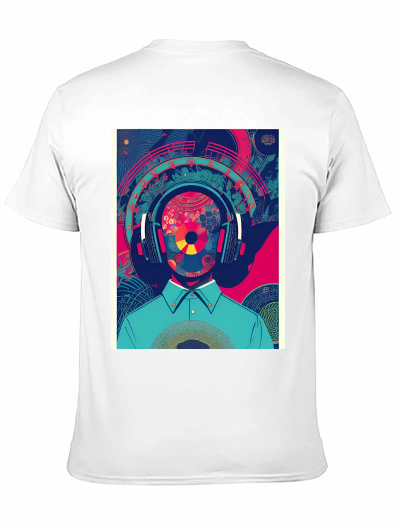 Abstract Music Lover Graphic Tee