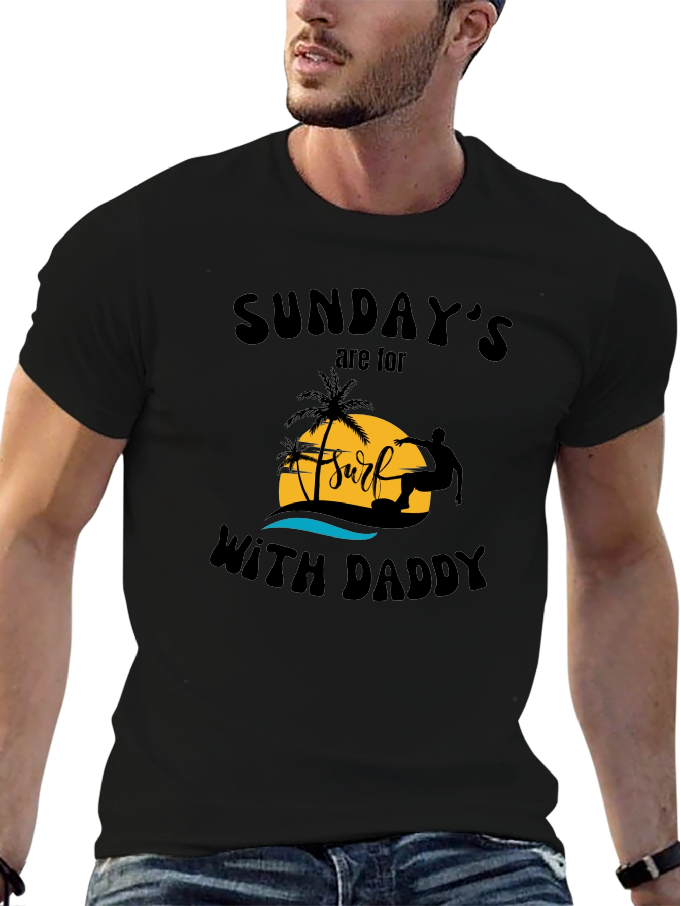 Sundays are for Surf with Daddy T-Shirt