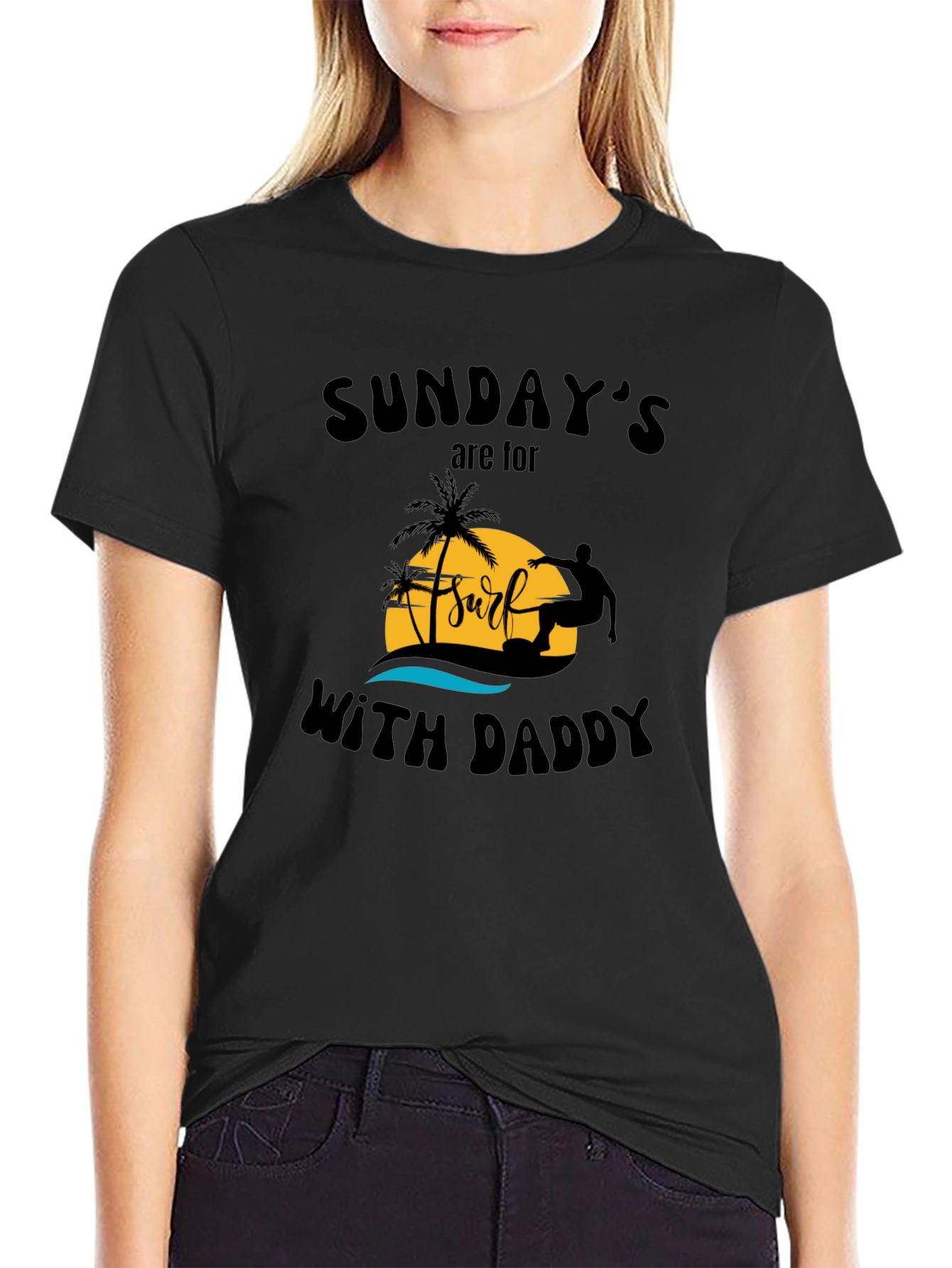 Sundays are for Surf with Daddy T-Shirt