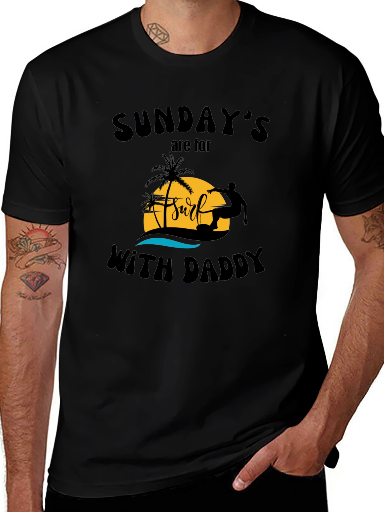 Sundays are for Surf with Daddy T-Shirt