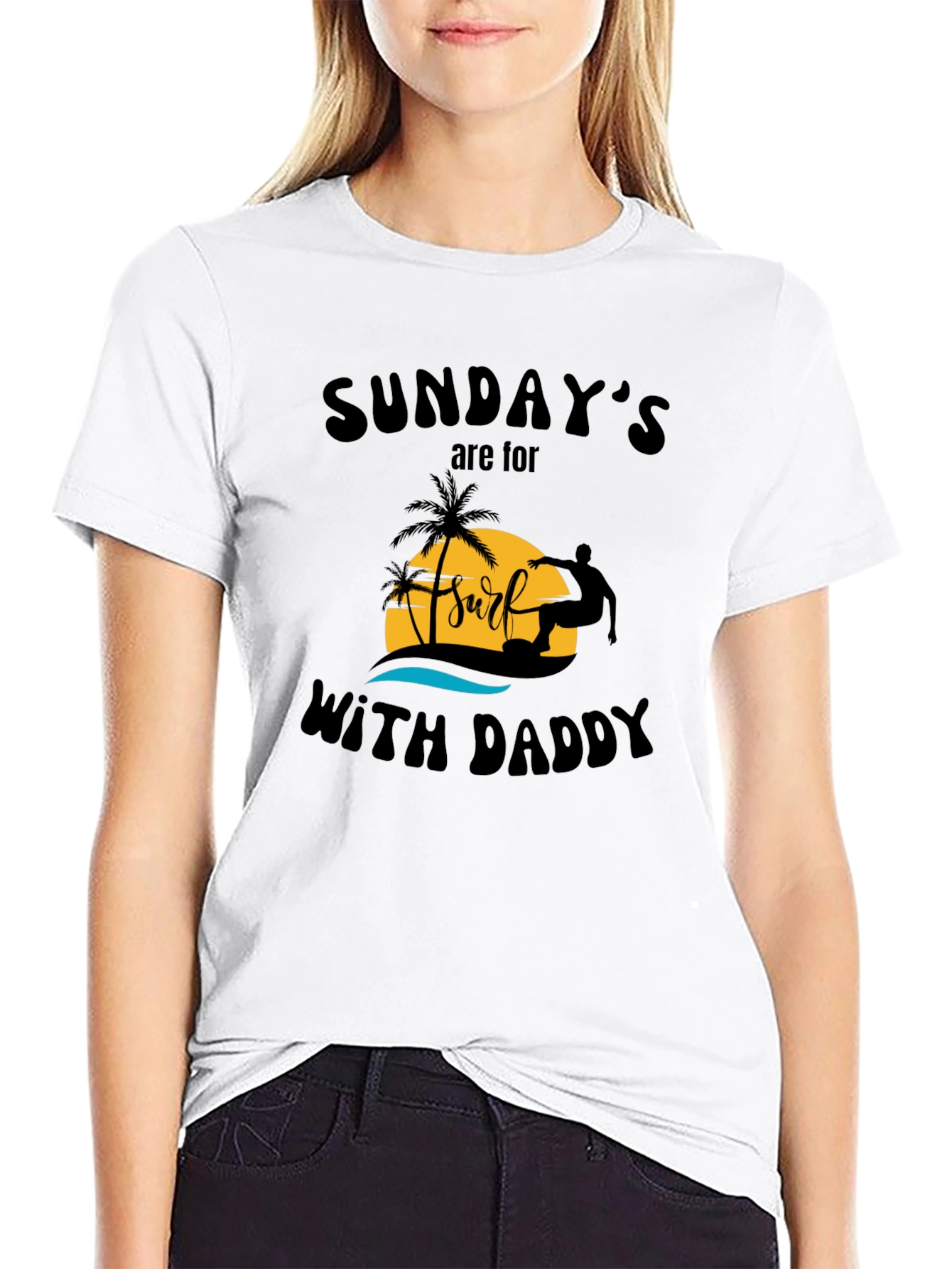 Sundays are for Surf with Daddy T-Shirt