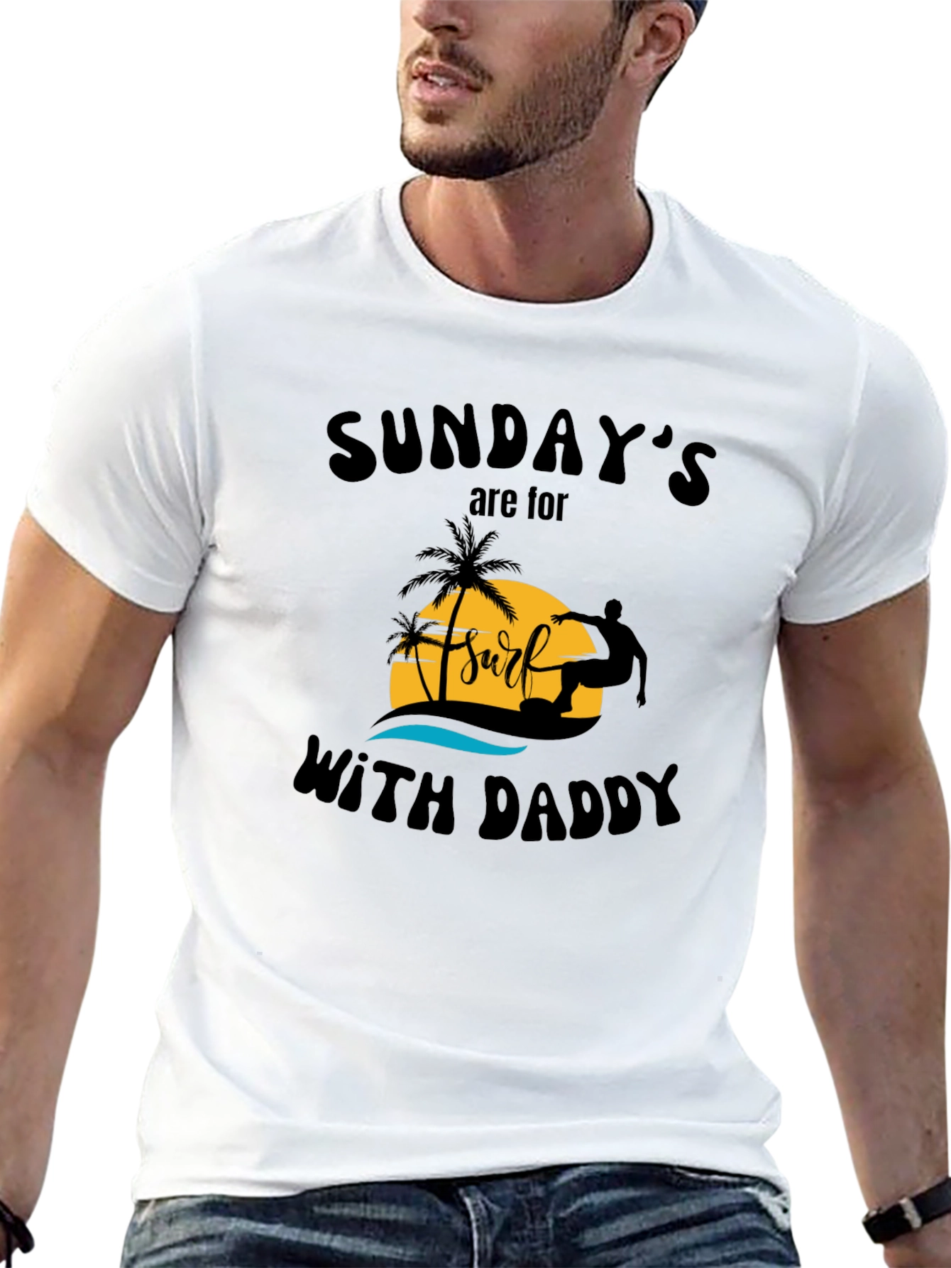 Sundays are for Surf with Daddy T-Shirt