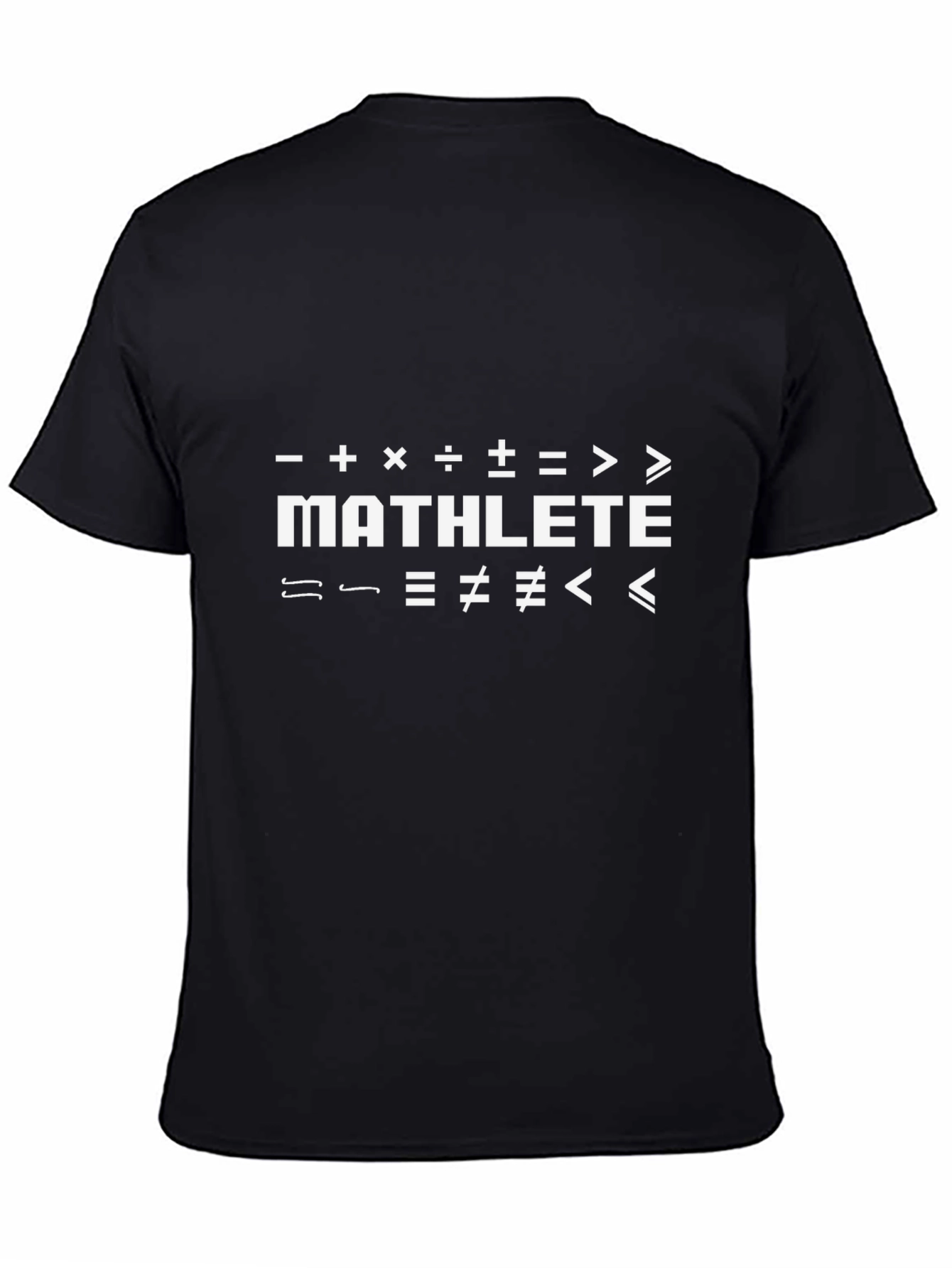 Mathlete Equation Black T-Shirt