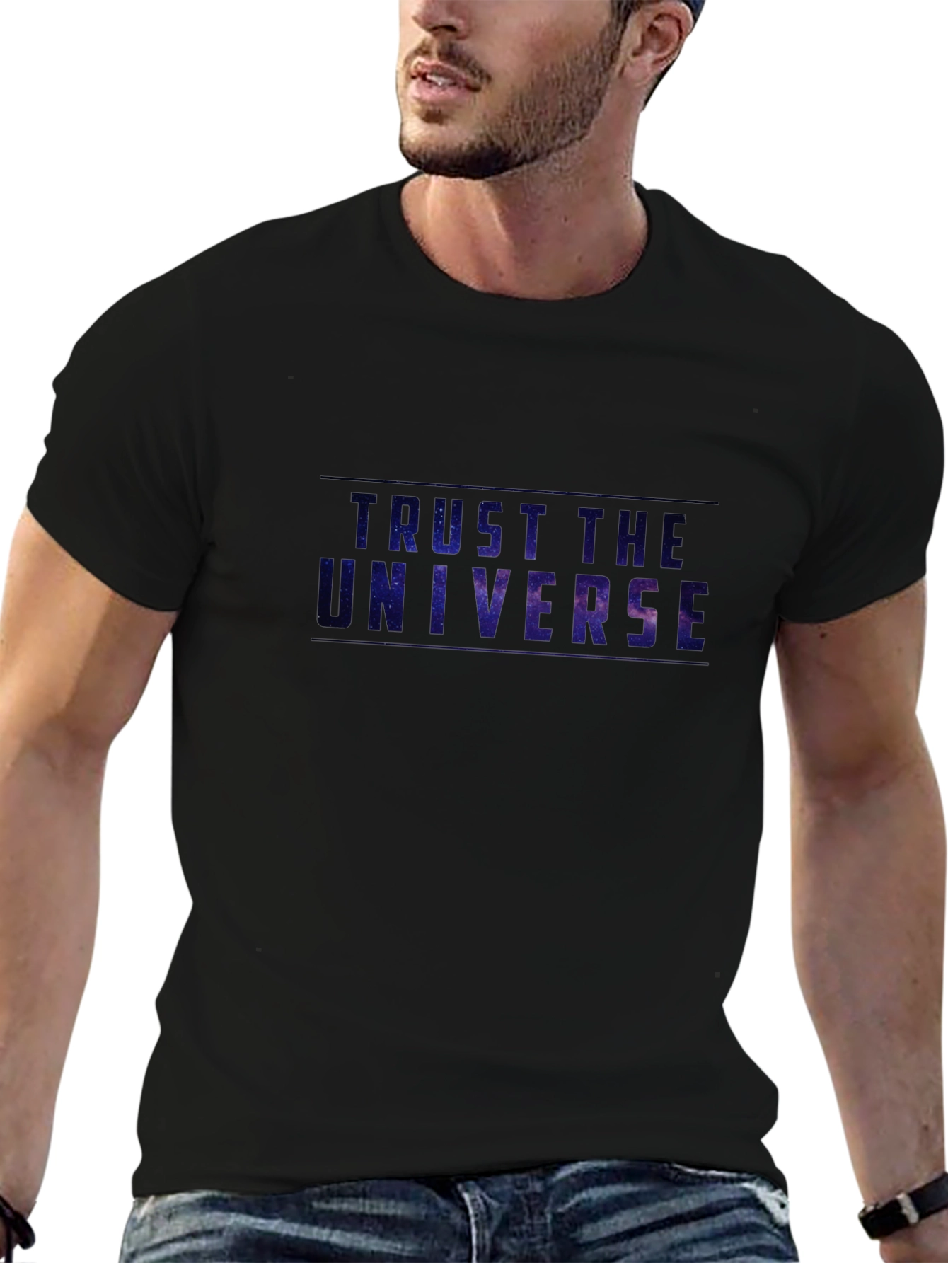 Trust the Universe Black T-Shirt