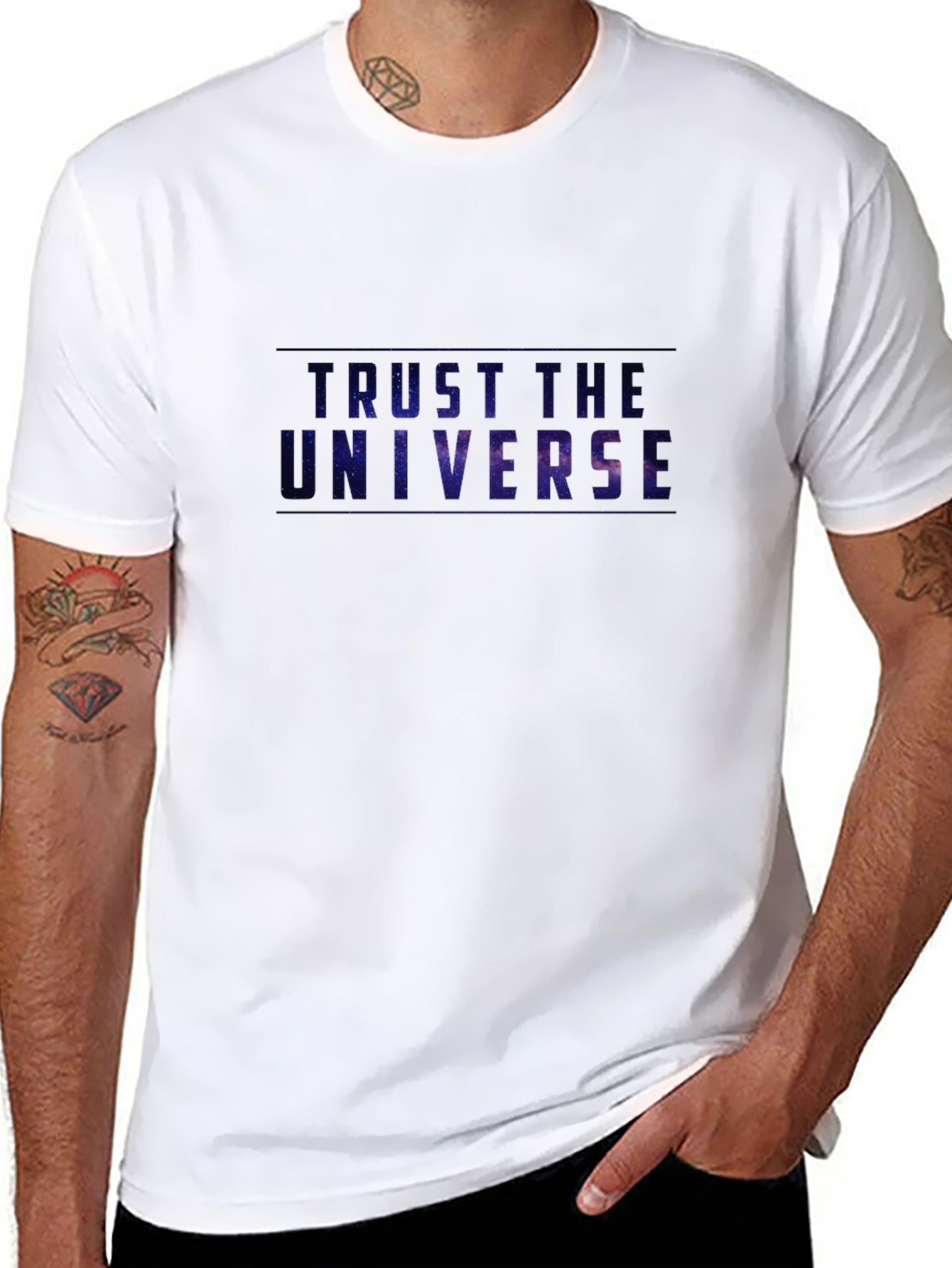 Trust the Universe Black T-Shirt