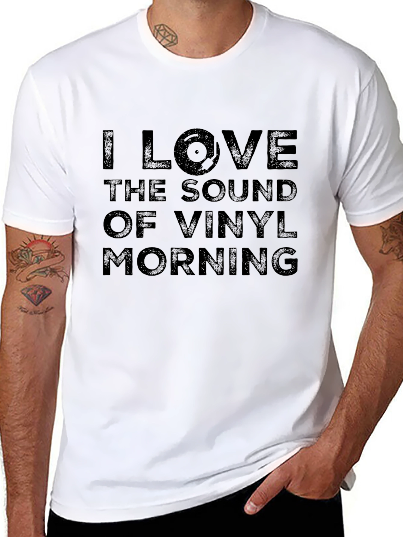 I Love Vinyl Record Music T-Shirt