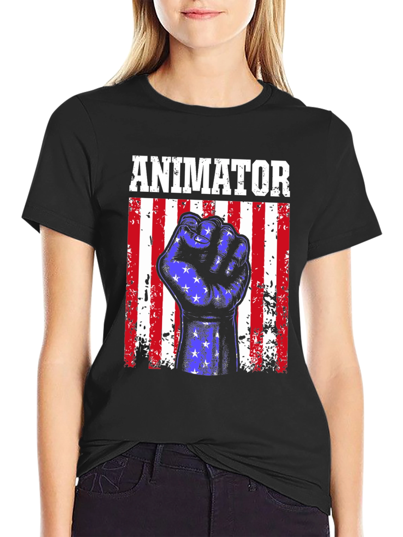 Animator T-Shirt - Patriotic Design
