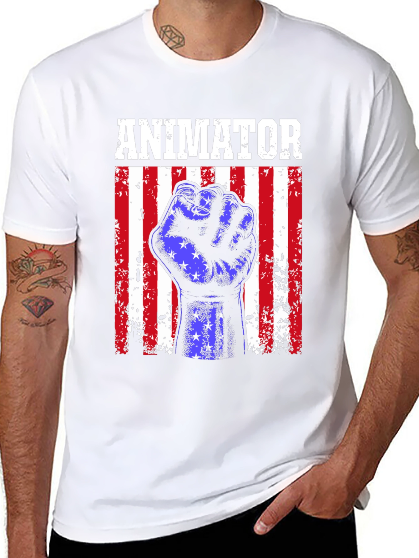 Animator T-Shirt - Patriotic Design