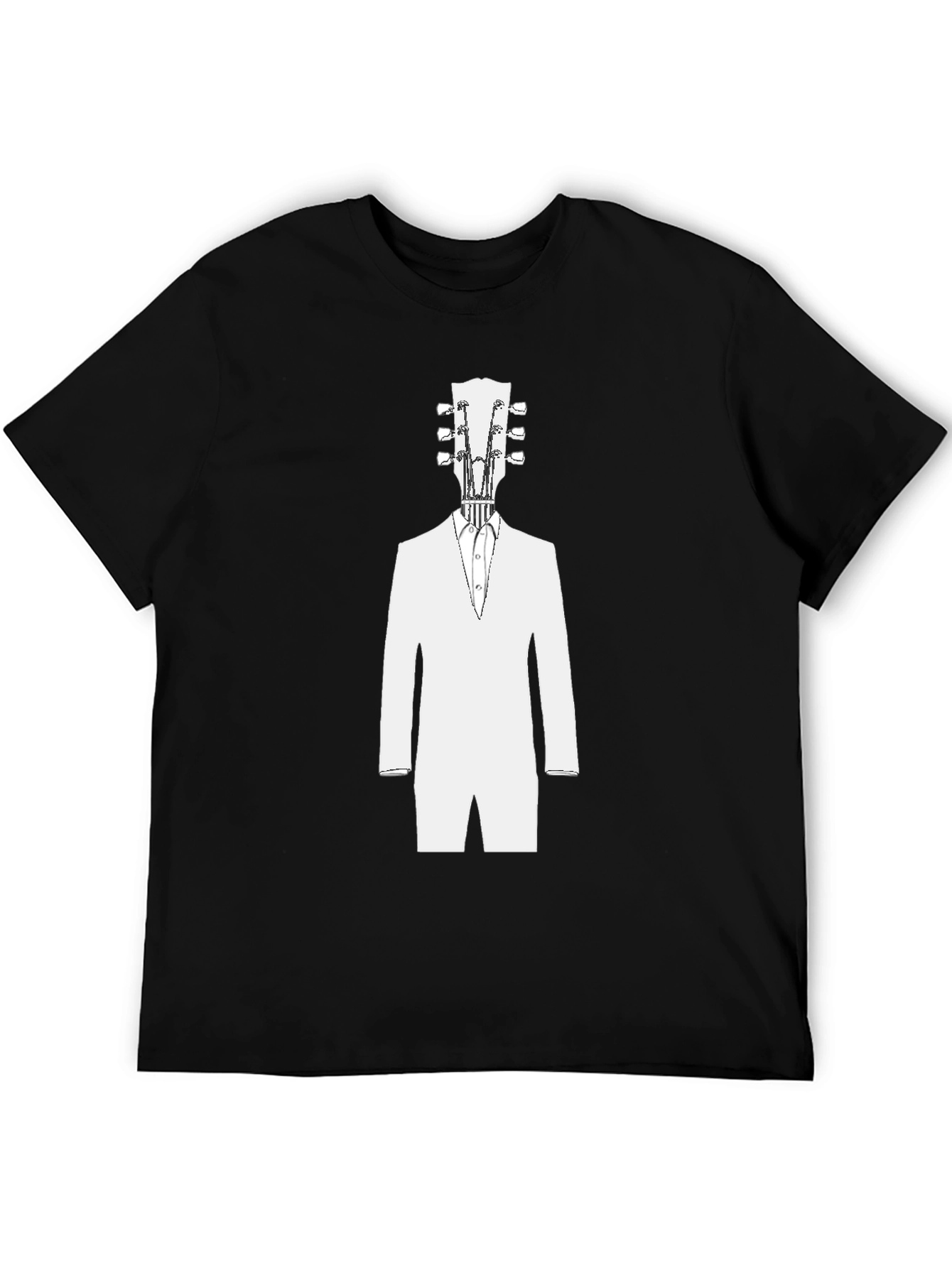 Guitar Head Tuxedo T-Shirt - Cool Musician Tee