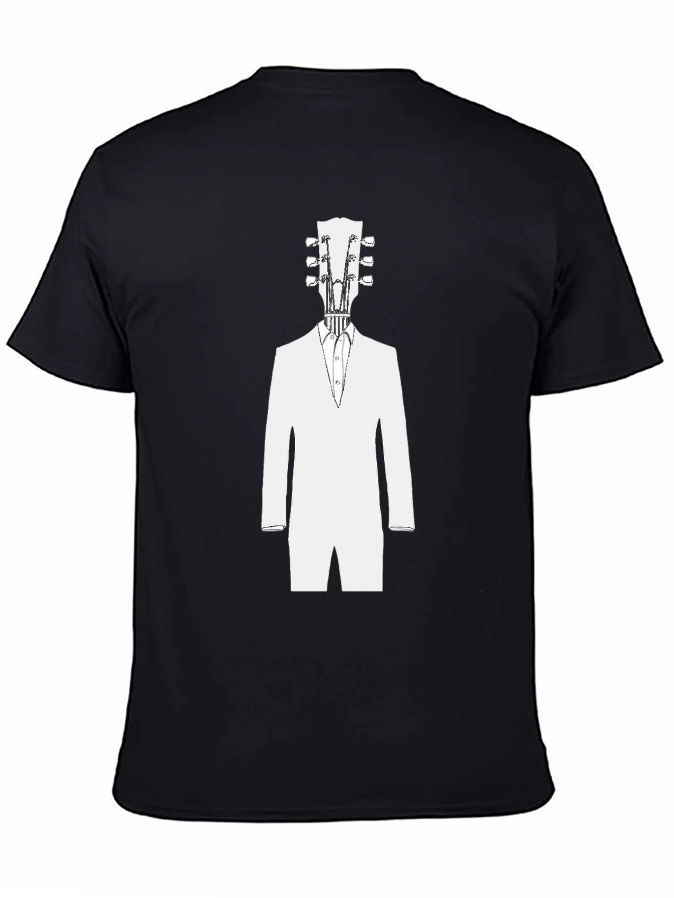 Guitar Head Tuxedo T-Shirt - Cool Musician Tee