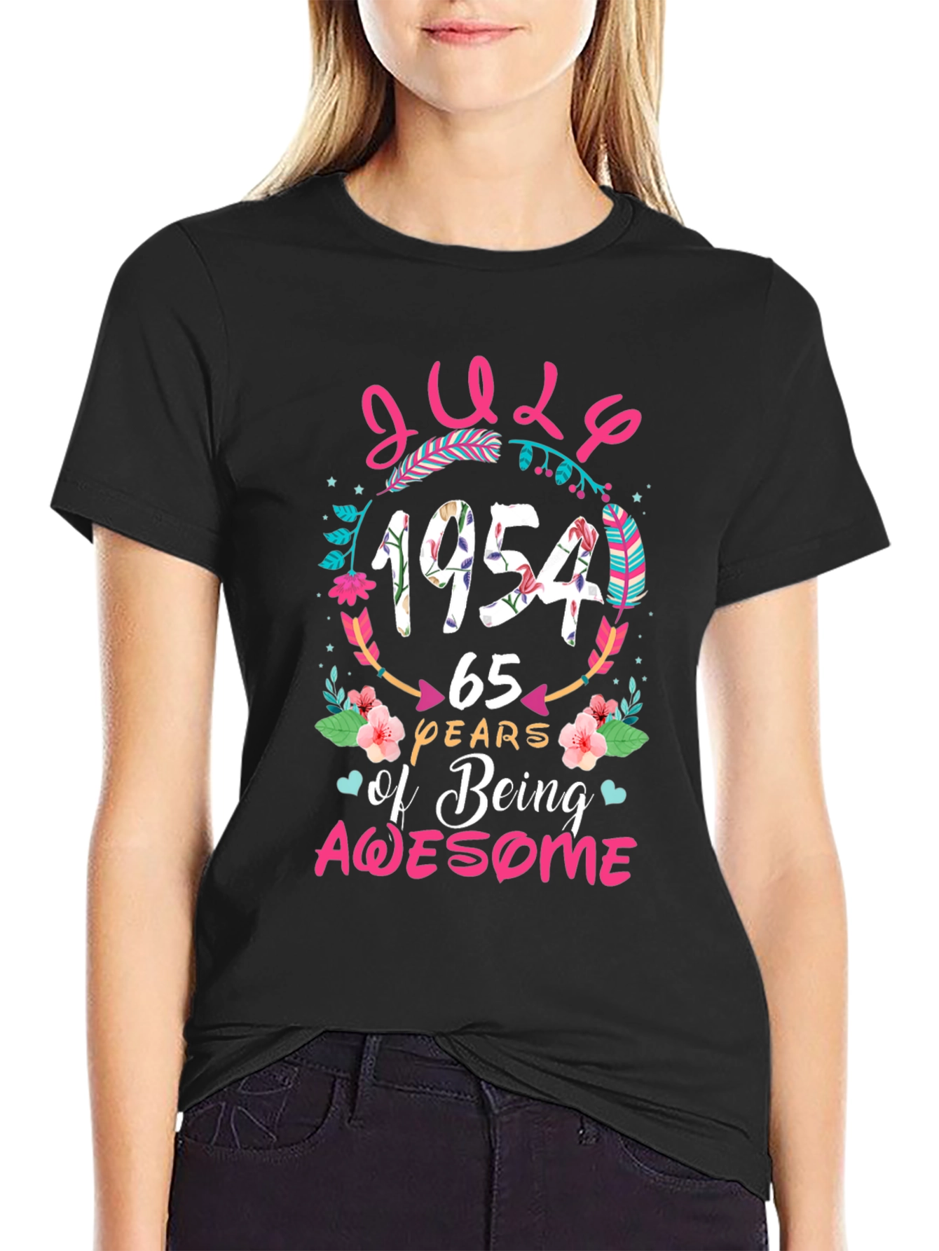 July 1954 65 Years of Being Awesome T-Shirt