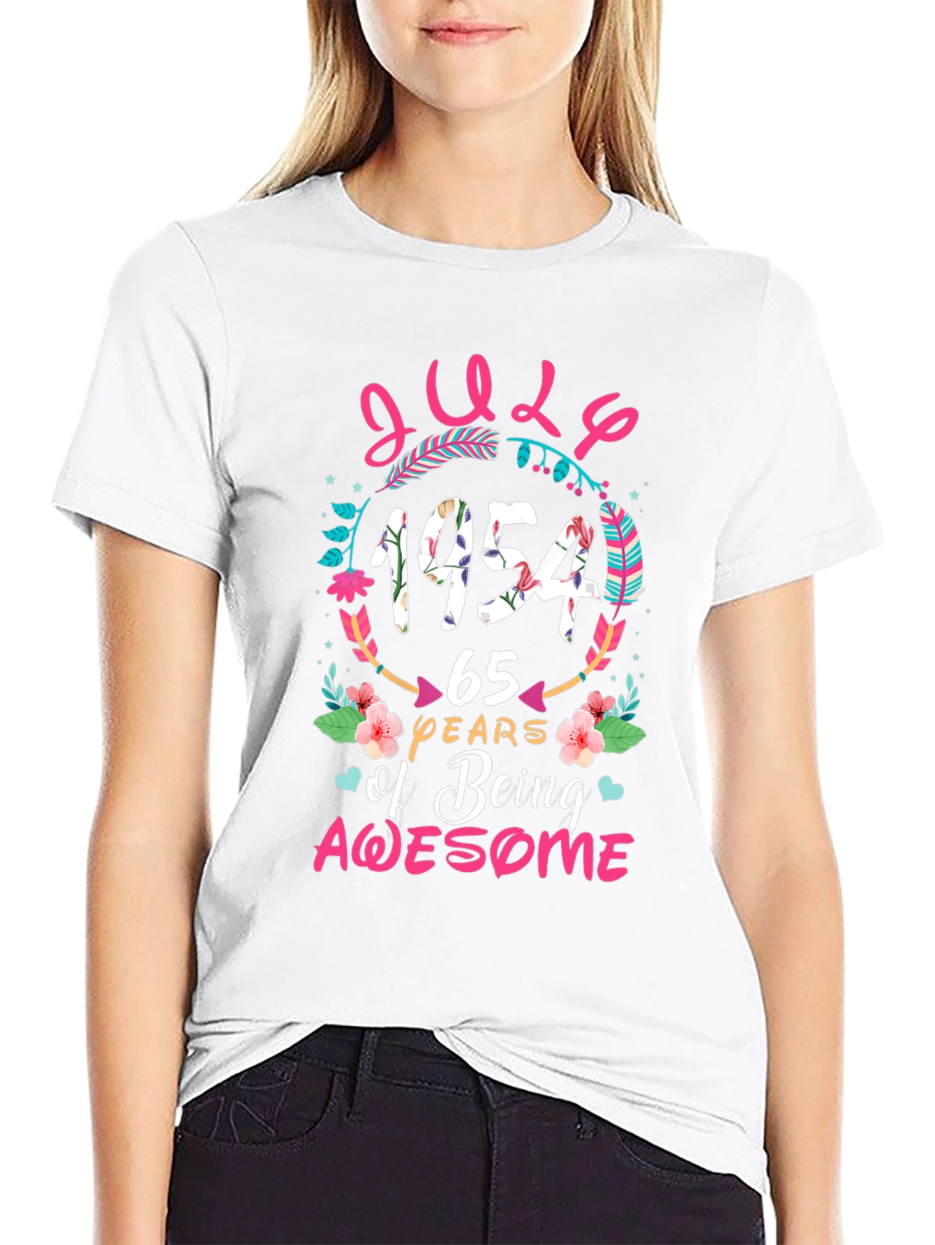July 1954 65 Years of Being Awesome T-Shirt