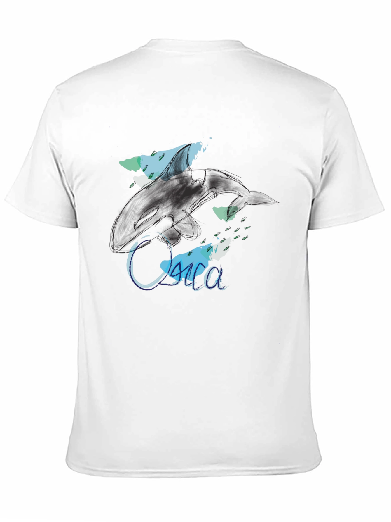 Ocean Design Black T-Shirt
