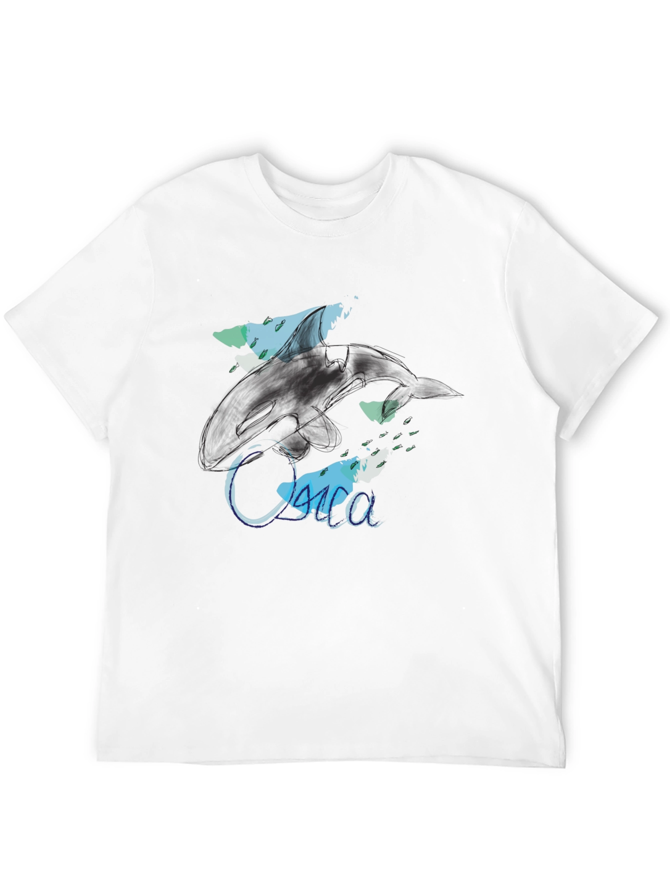 Ocean Design Black T-Shirt