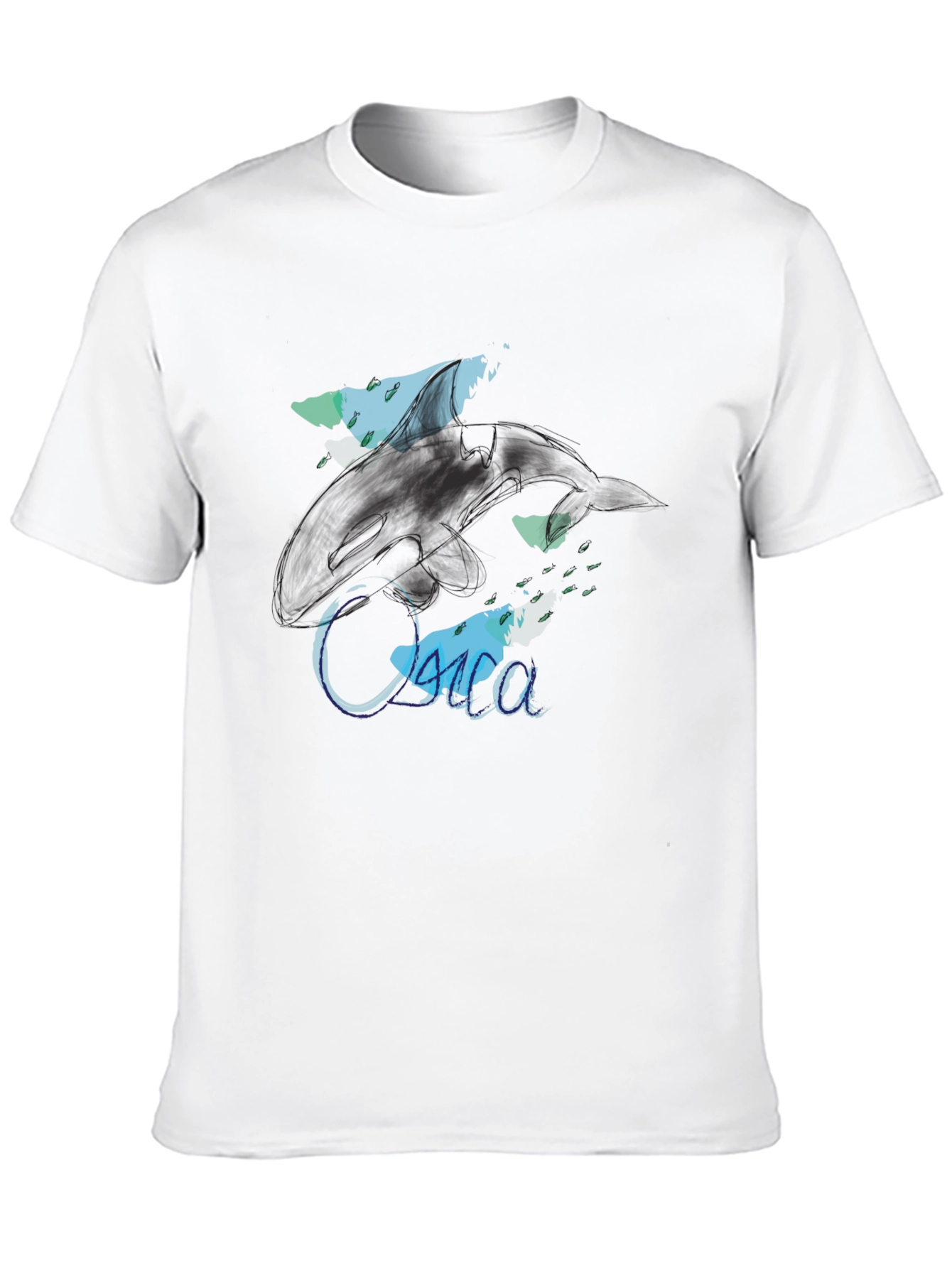 Ocean Design Black T-Shirt