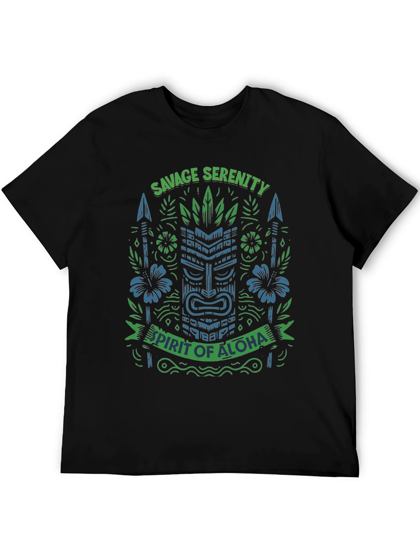 Savage Serenity Spirit of Aloha Graphic Tee