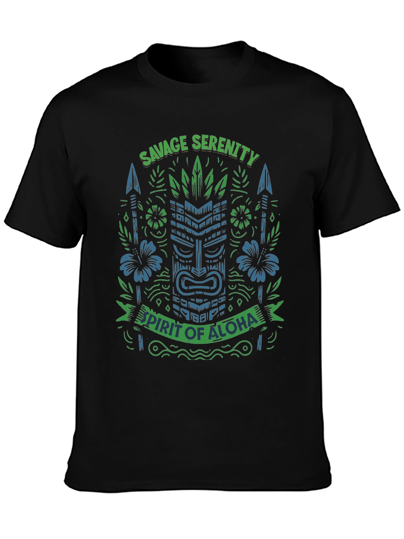 Savage Serenity Spirit of Aloha Graphic Tee