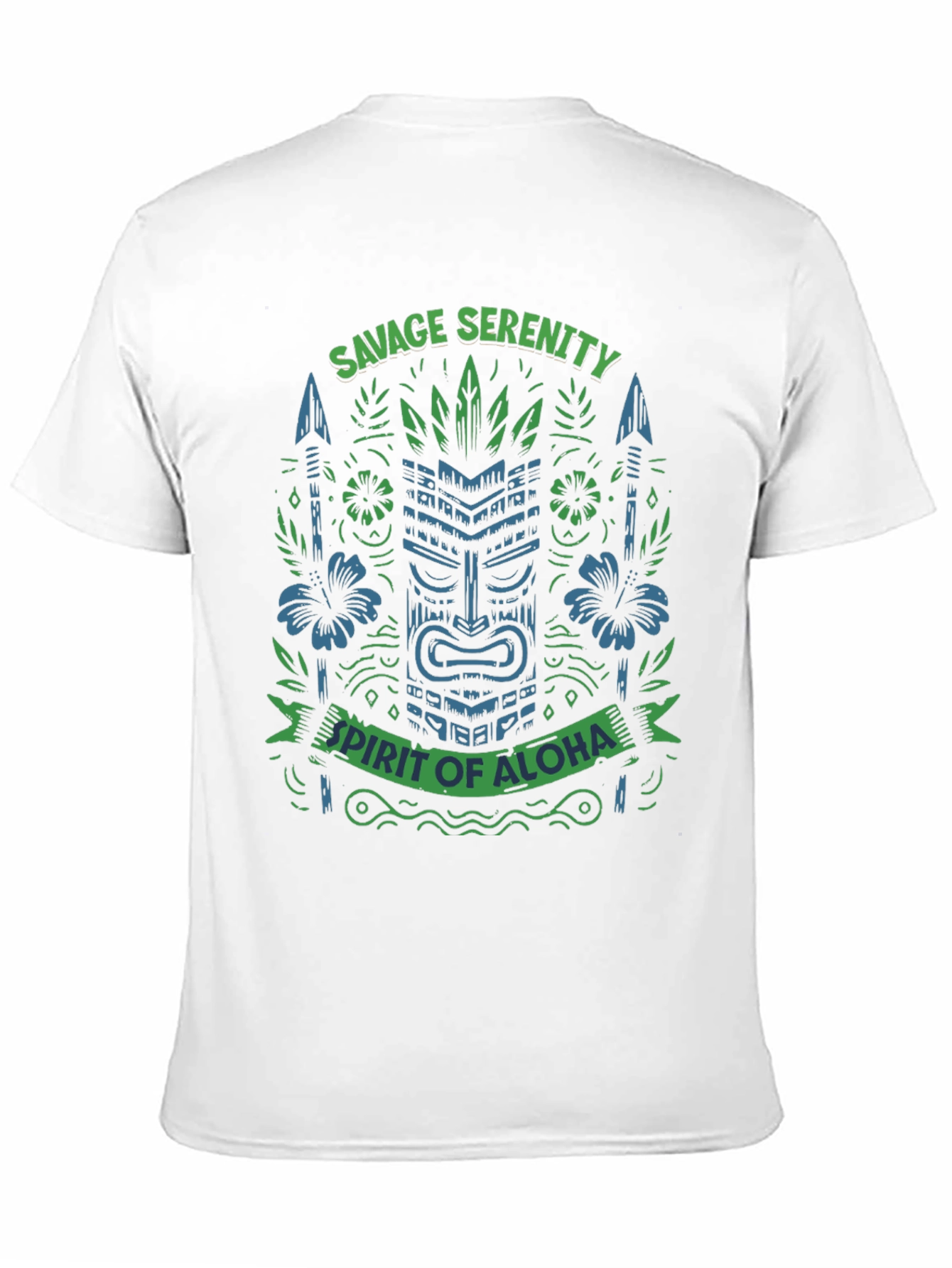 Savage Serenity Spirit of Aloha Graphic Tee