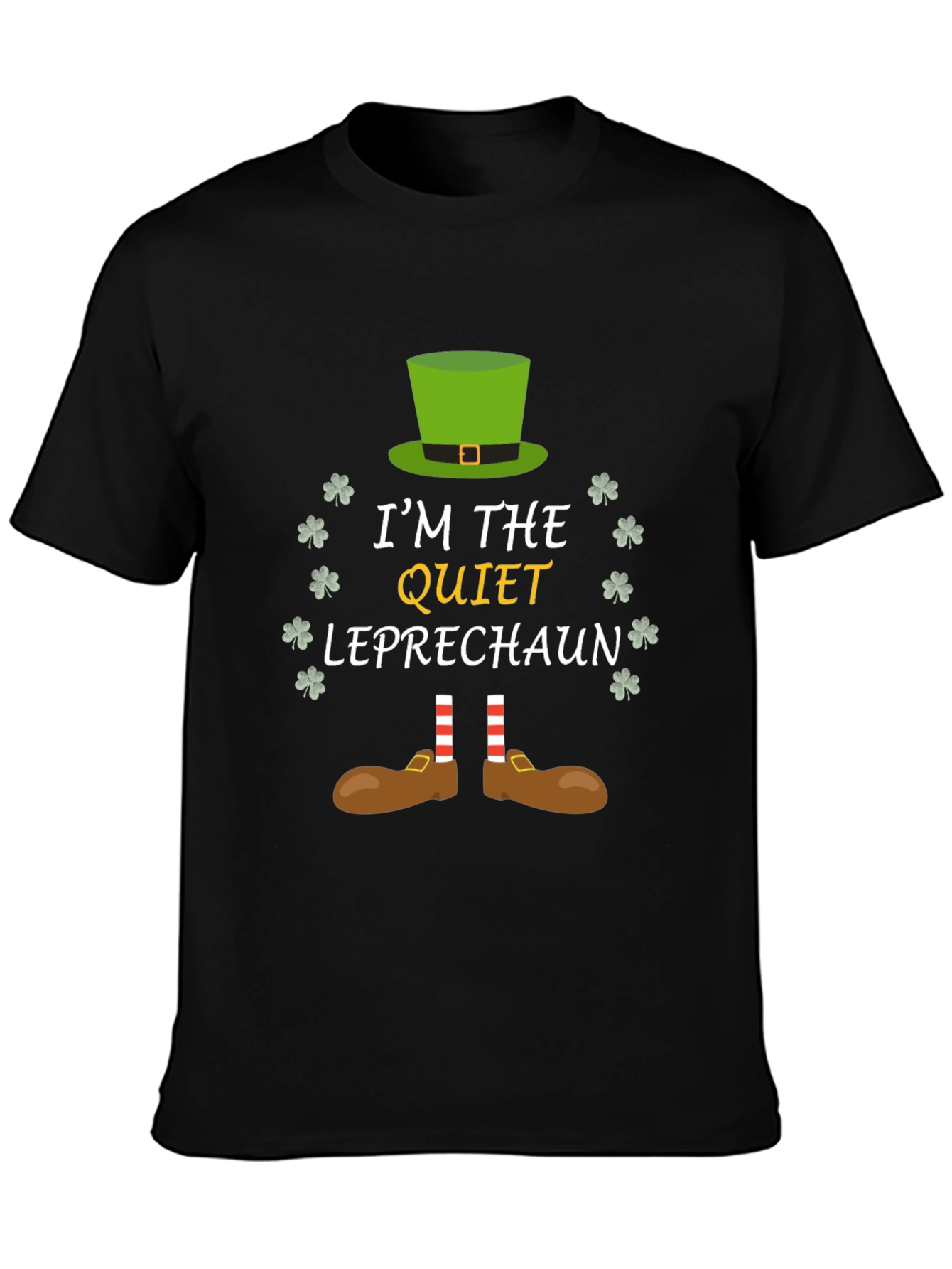 Quiet Leprechaun St. Patricks Day Graphic Tee