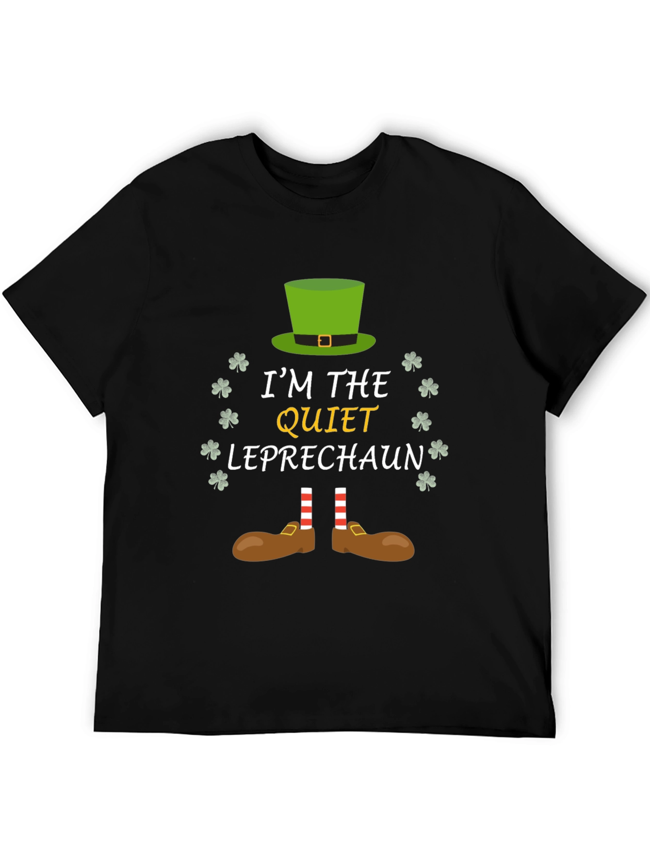 Quiet Leprechaun St. Patricks Day Graphic Tee