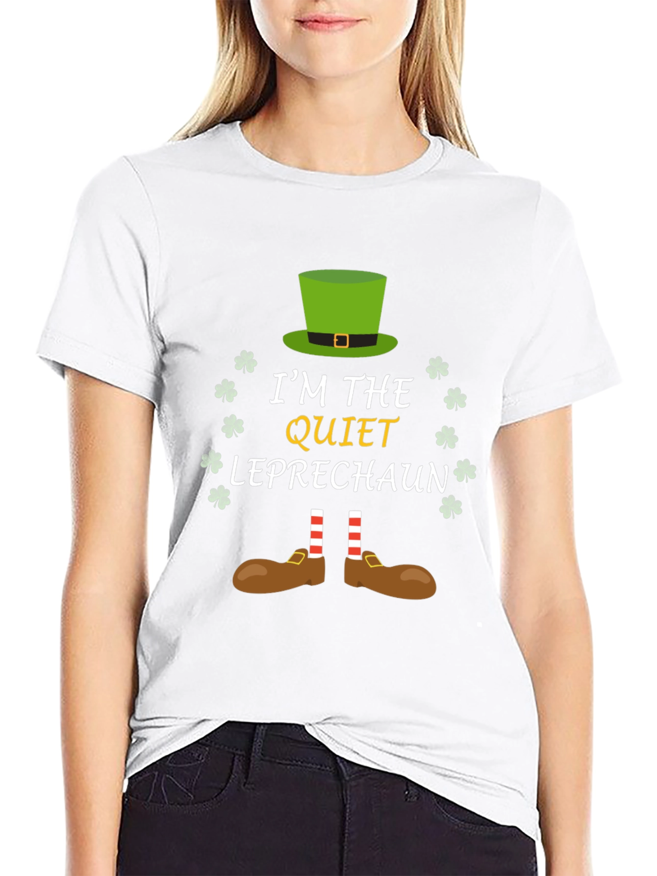 Quiet Leprechaun St. Patricks Day Graphic Tee