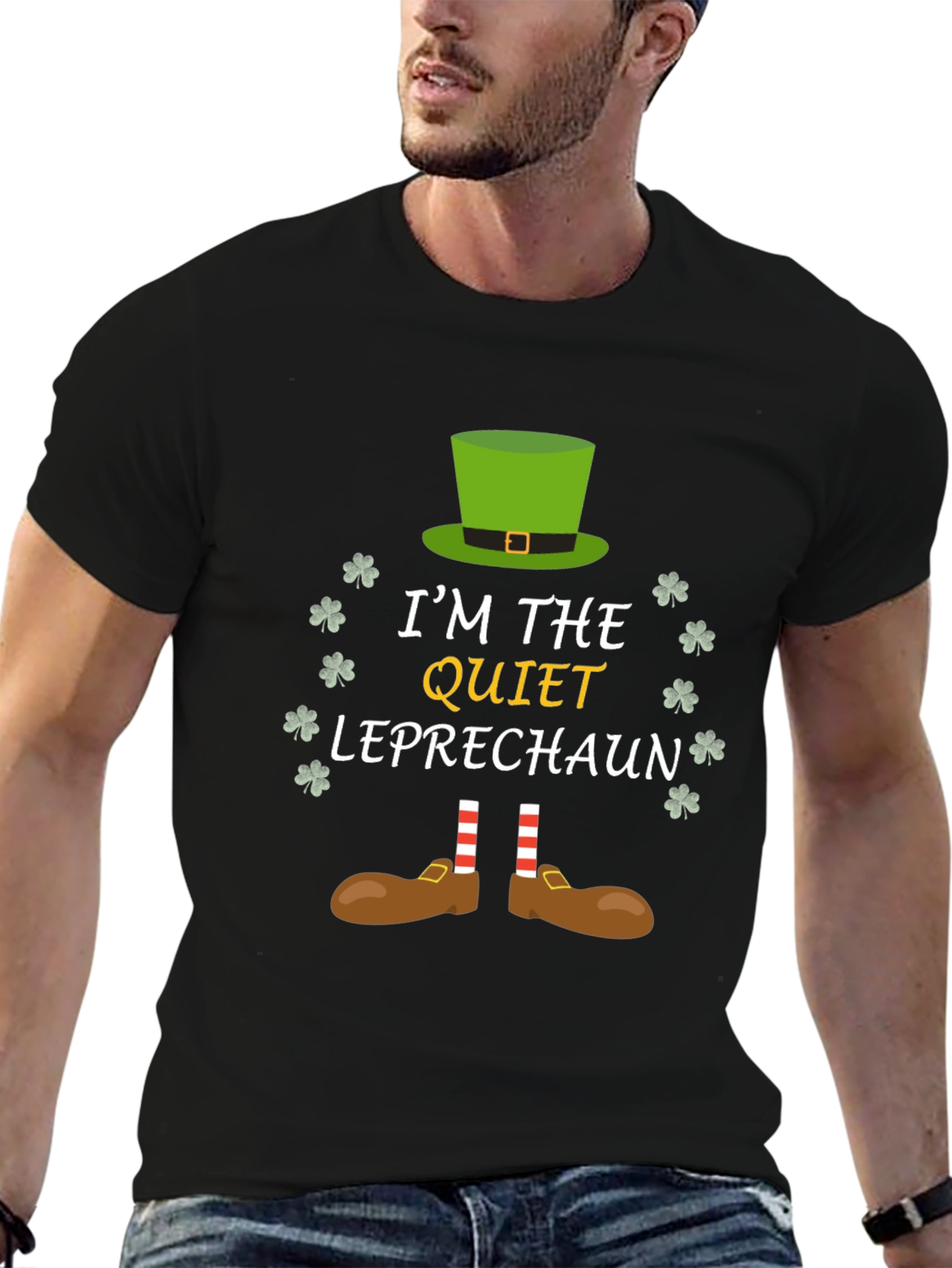 Quiet Leprechaun St. Patricks Day Graphic Tee