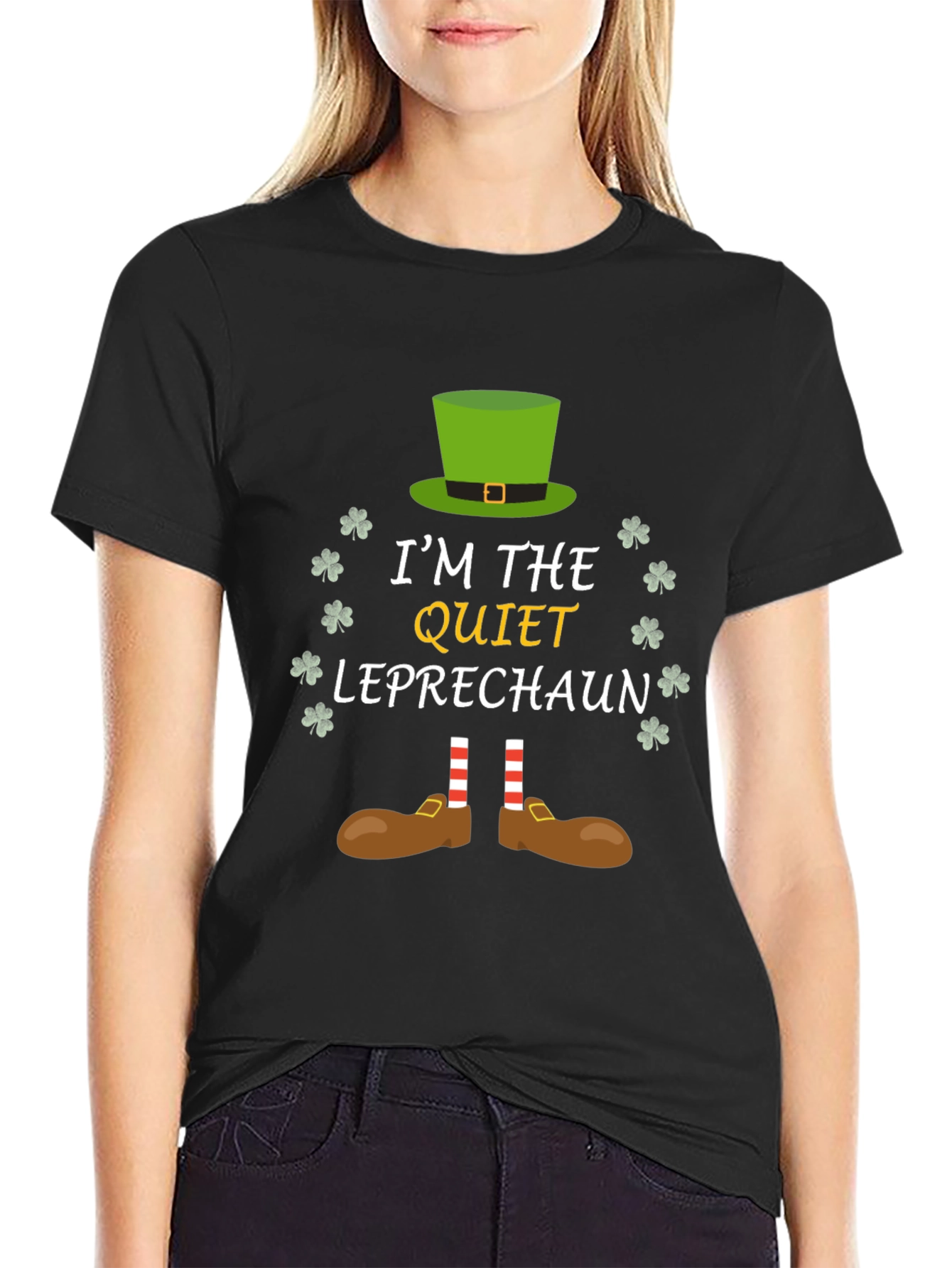 Quiet Leprechaun St. Patricks Day Graphic Tee