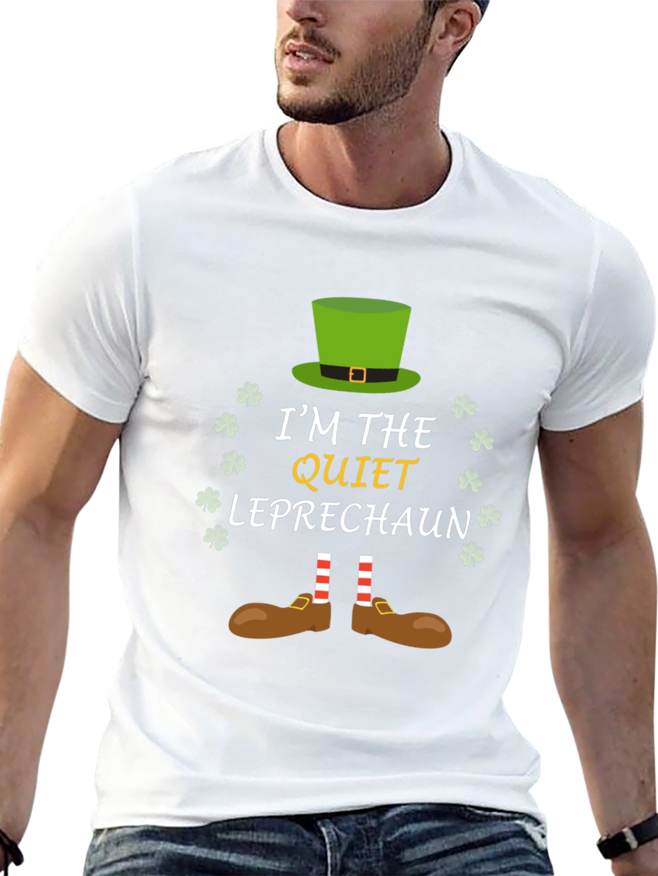 Quiet Leprechaun St. Patricks Day Graphic Tee