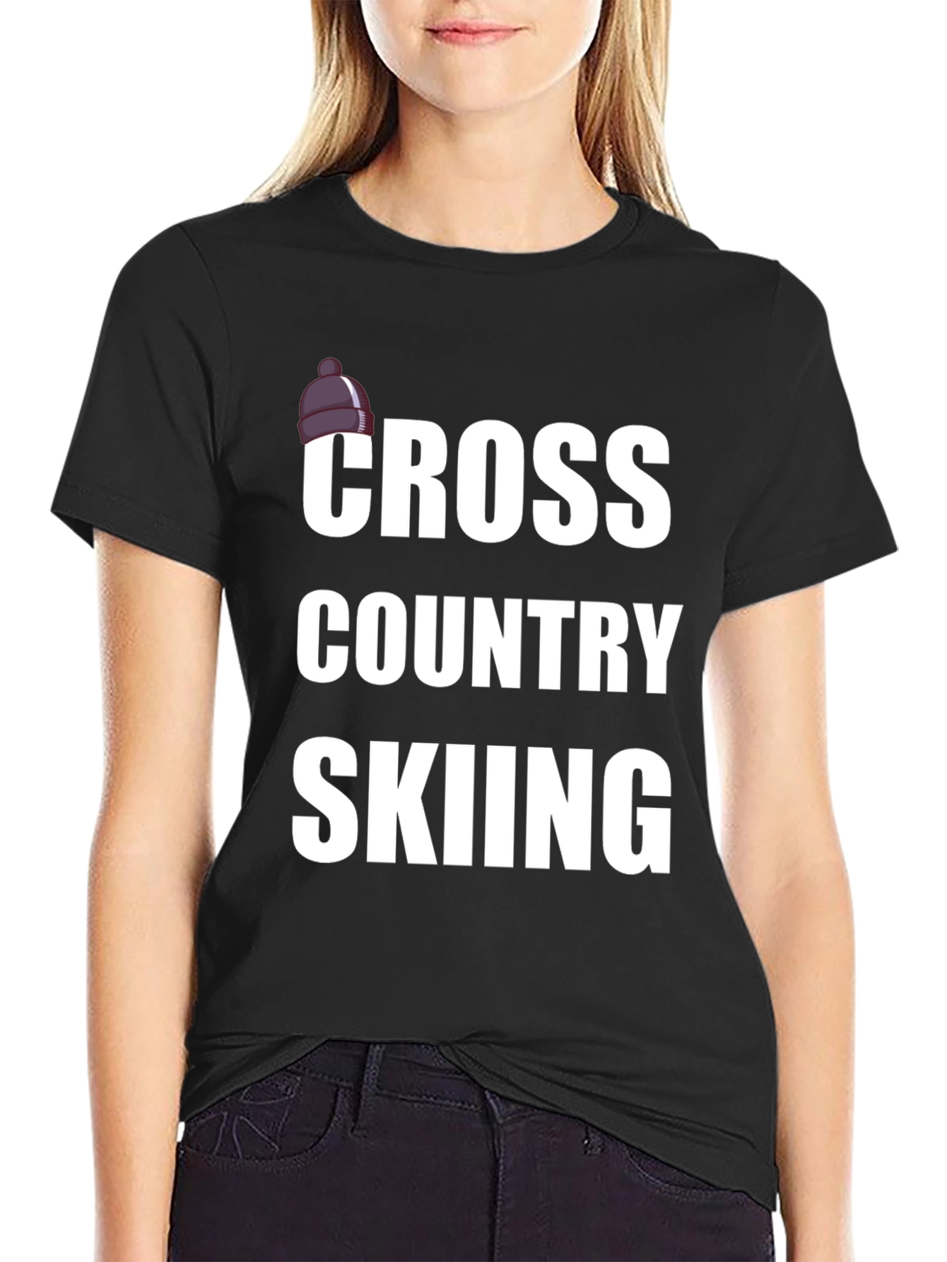 Cross Country Skiing Graphic T-Shirt