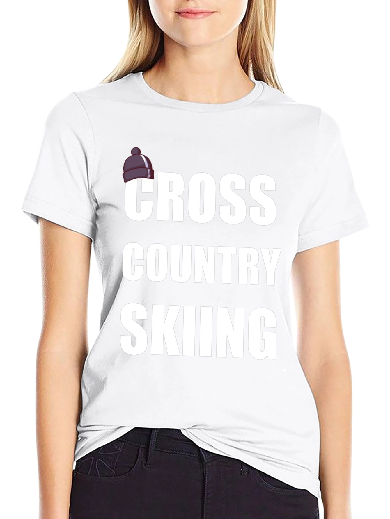Cross Country Skiing Graphic T-Shirt