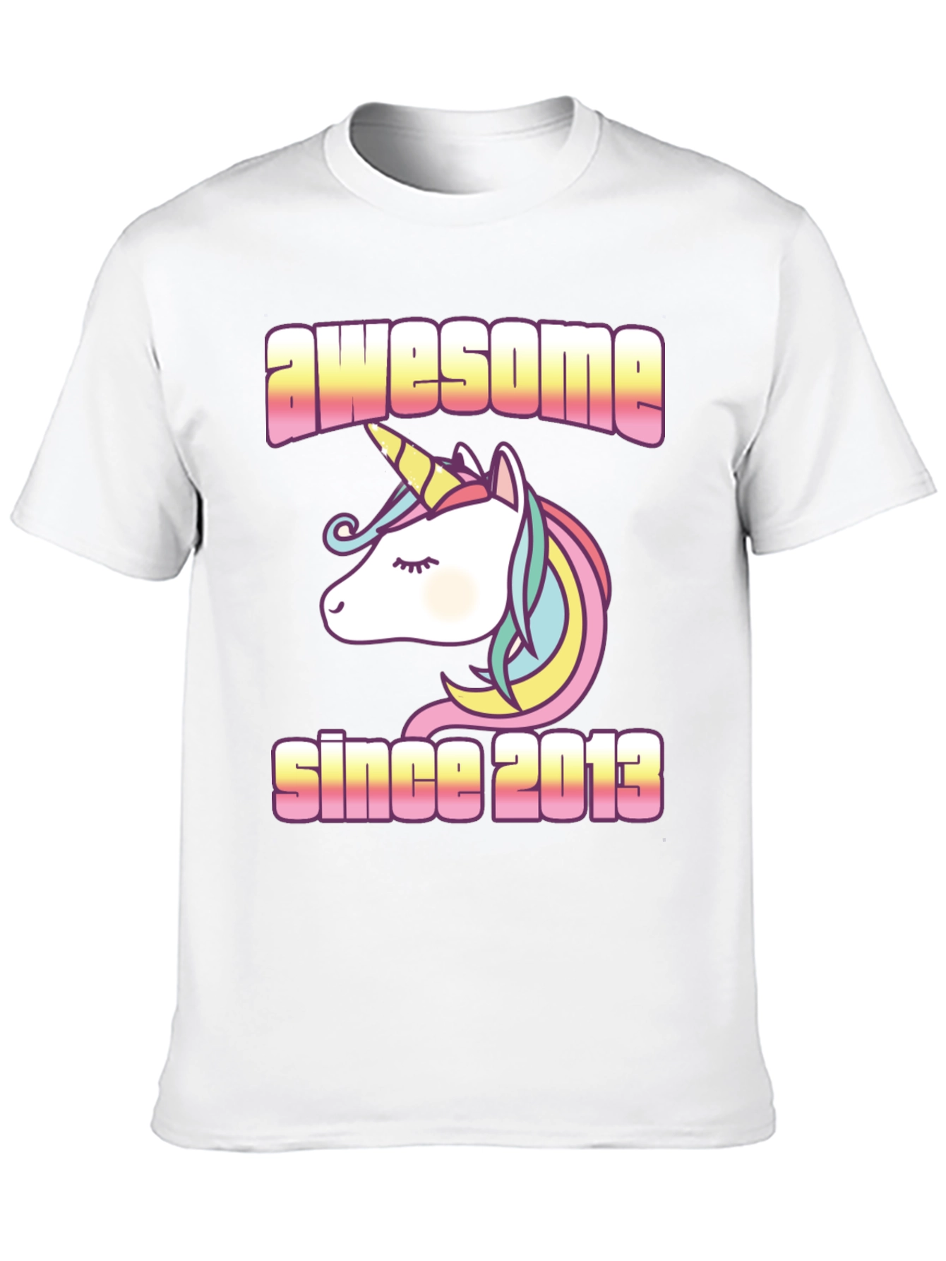 Awesome Since 2013 Unicorn T-Shirt