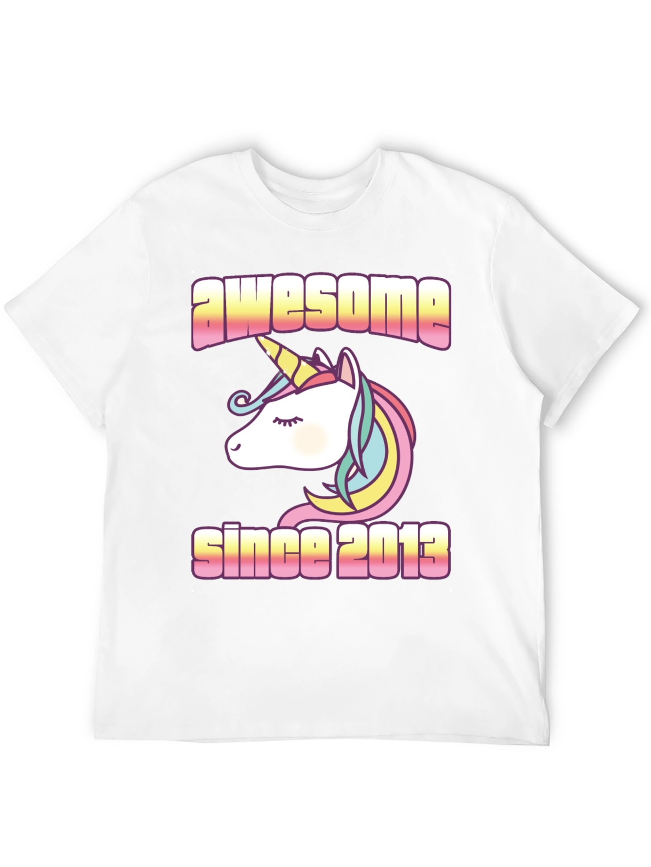 Awesome Since 2013 Unicorn T-Shirt