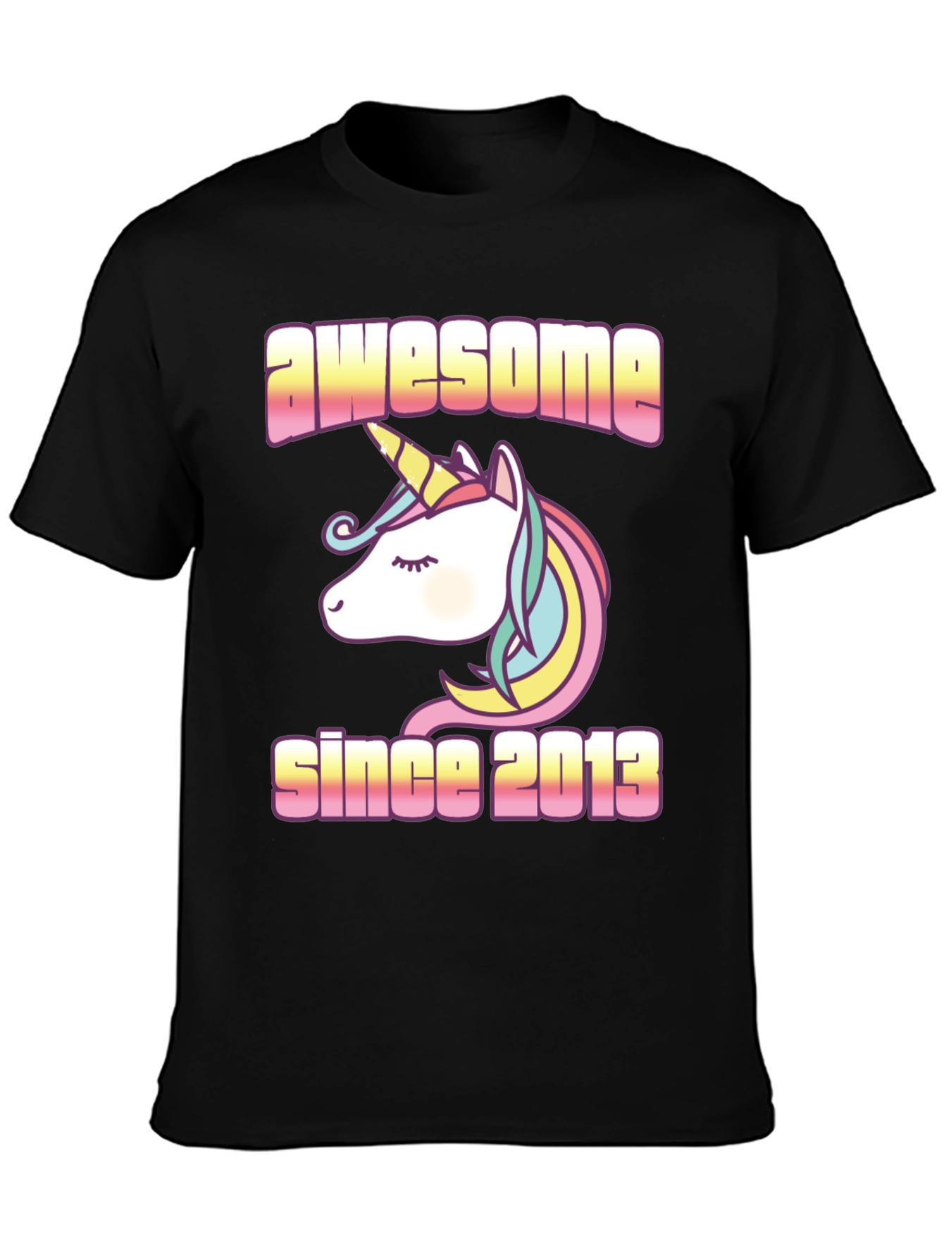 Awesome Since 2013 Unicorn T-Shirt