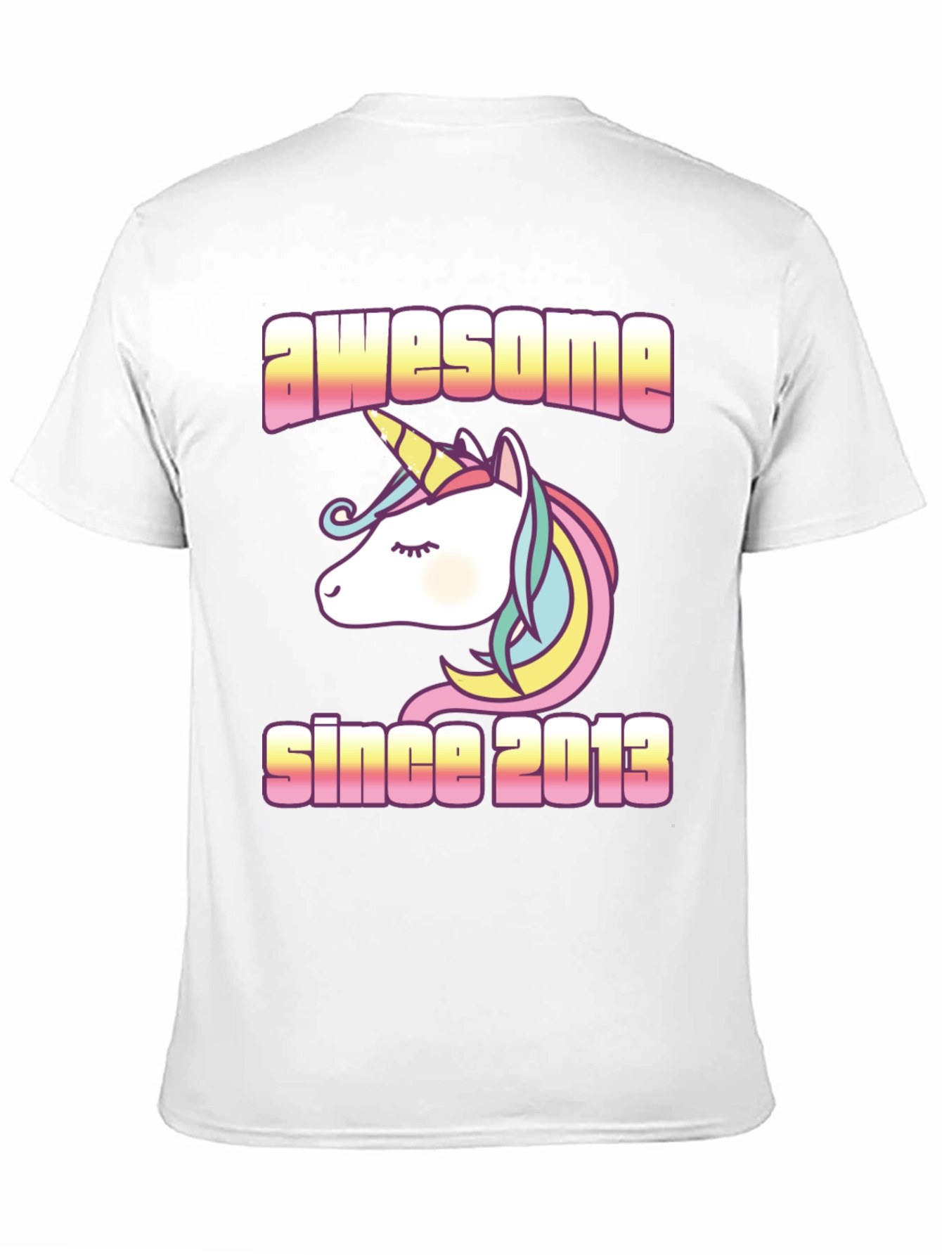 Awesome Since 2013 Unicorn T-Shirt