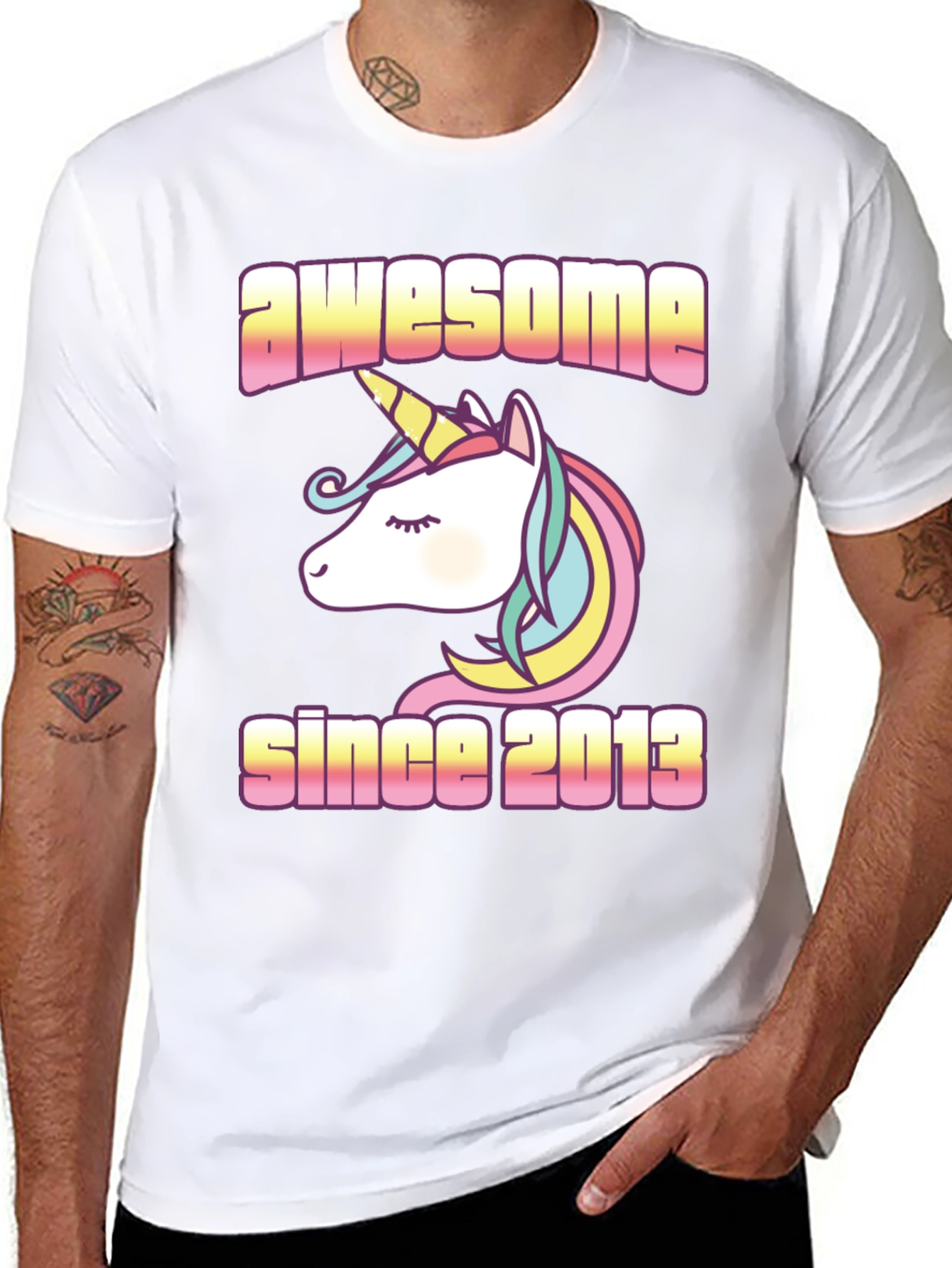 Awesome Since 2013 Unicorn T-Shirt
